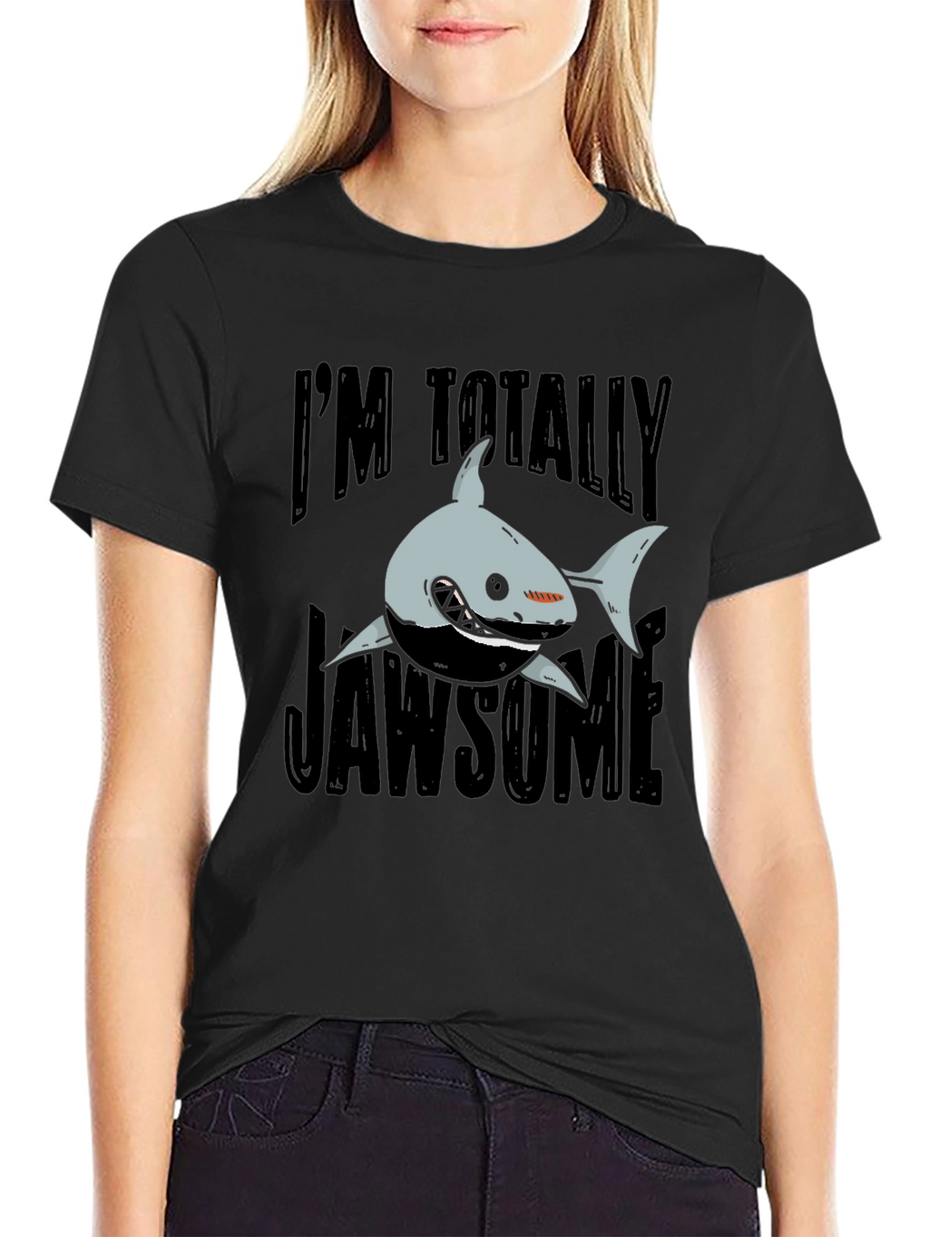 Jawsome Shark Graphic T-Shirt - Funny Shark Lover Tee