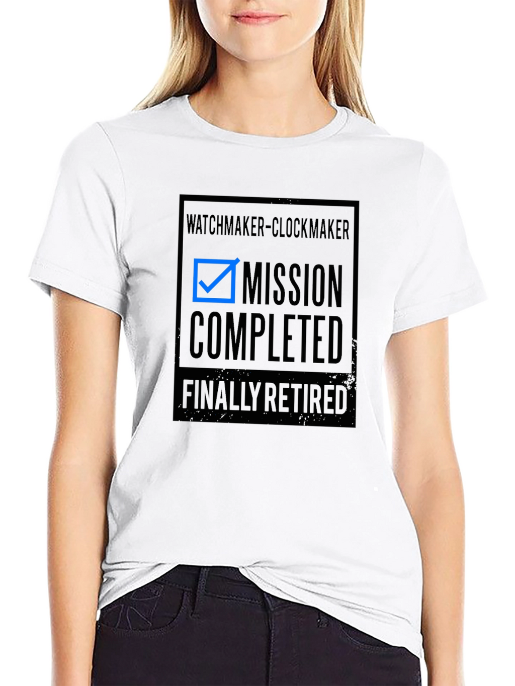 Retired Watchmaker Clockmaker Mission Completed T-Shirt