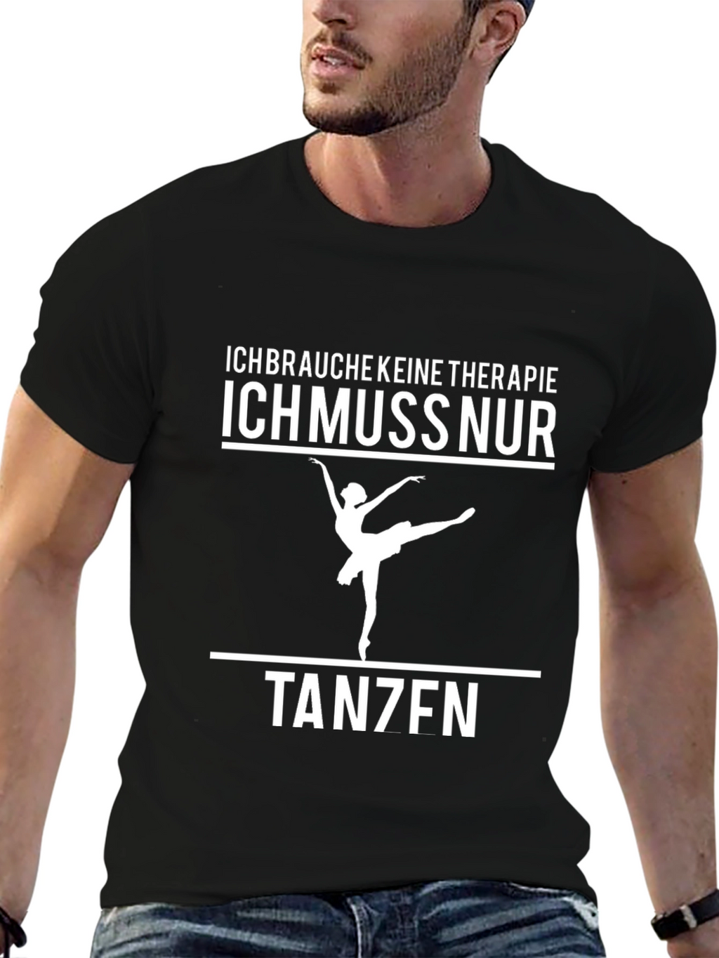 Dance Therapy T-Shirt - German Text Design