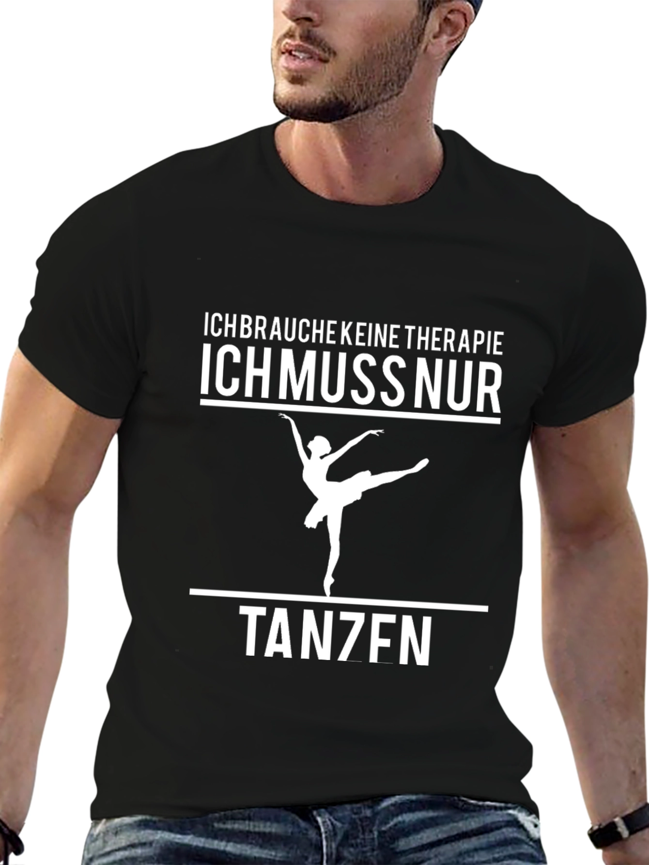 Dance Therapy T-Shirt - German Text Design