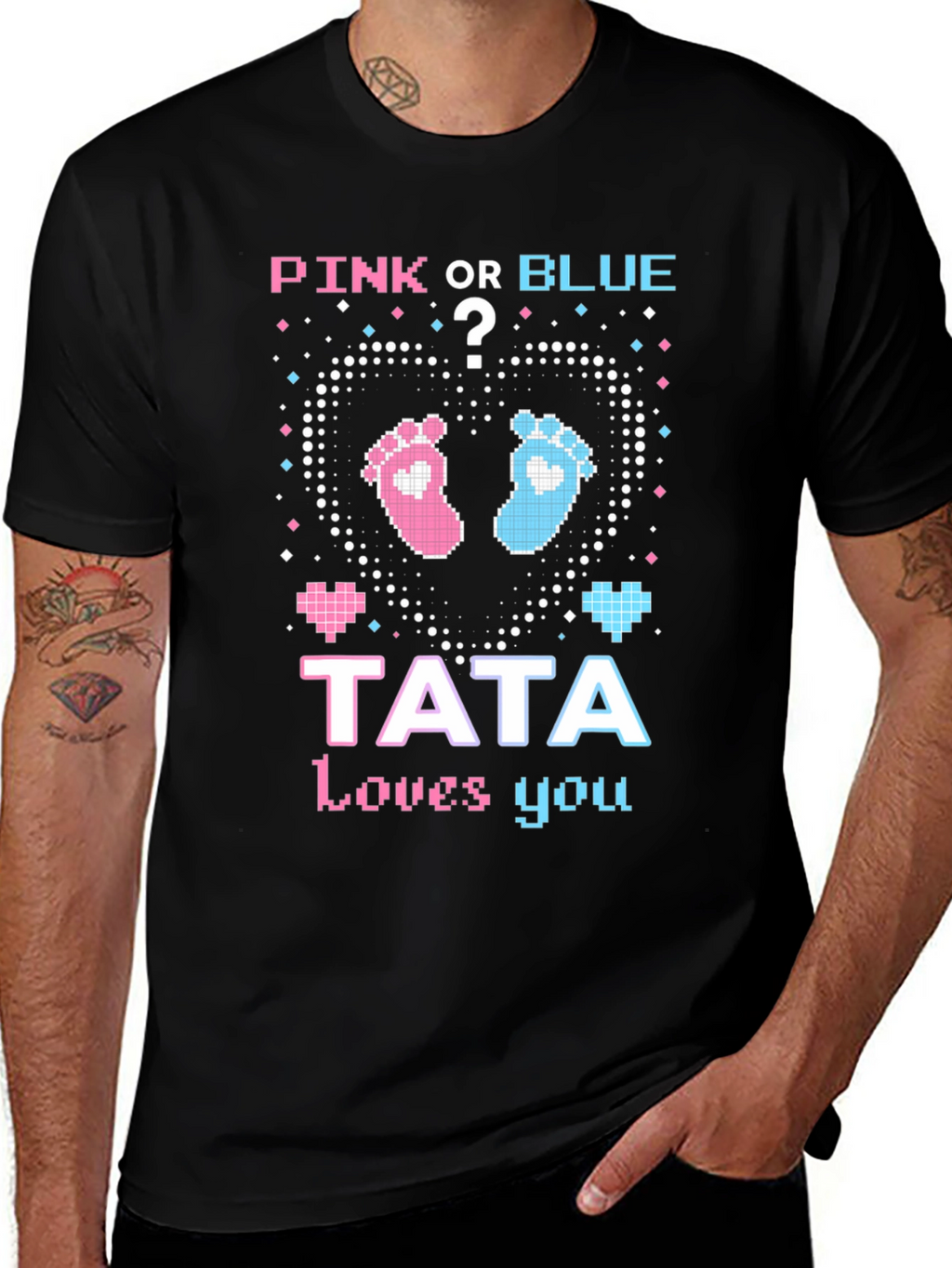 Pink or Blue? Gender Reveal T-Shirt