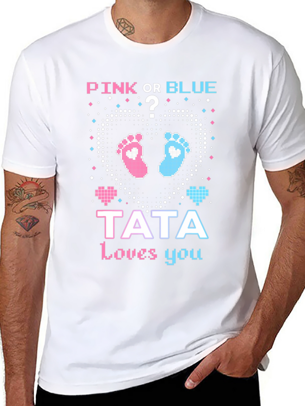 Pink or Blue? Gender Reveal T-Shirt