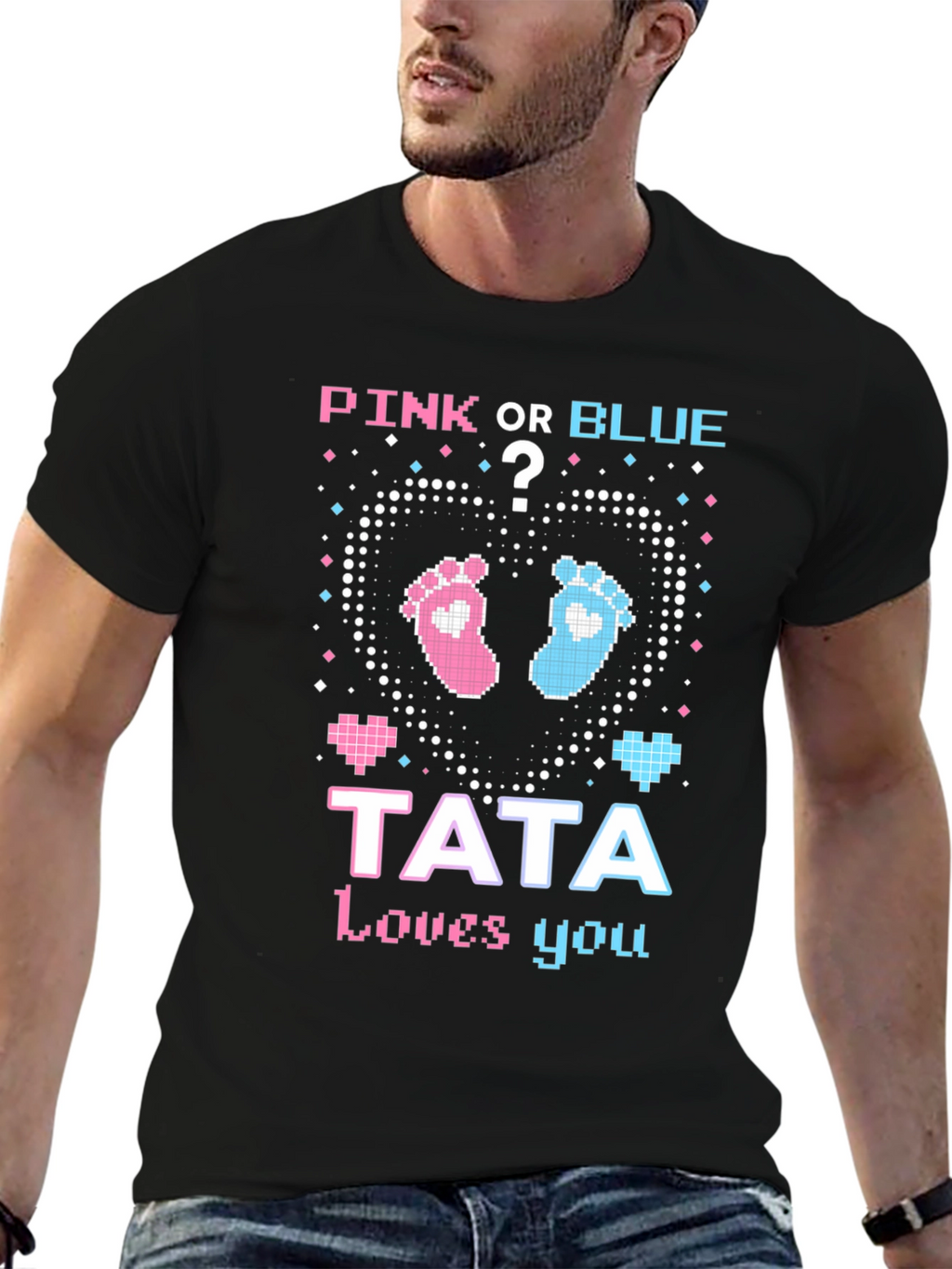 Pink or Blue? Gender Reveal T-Shirt
