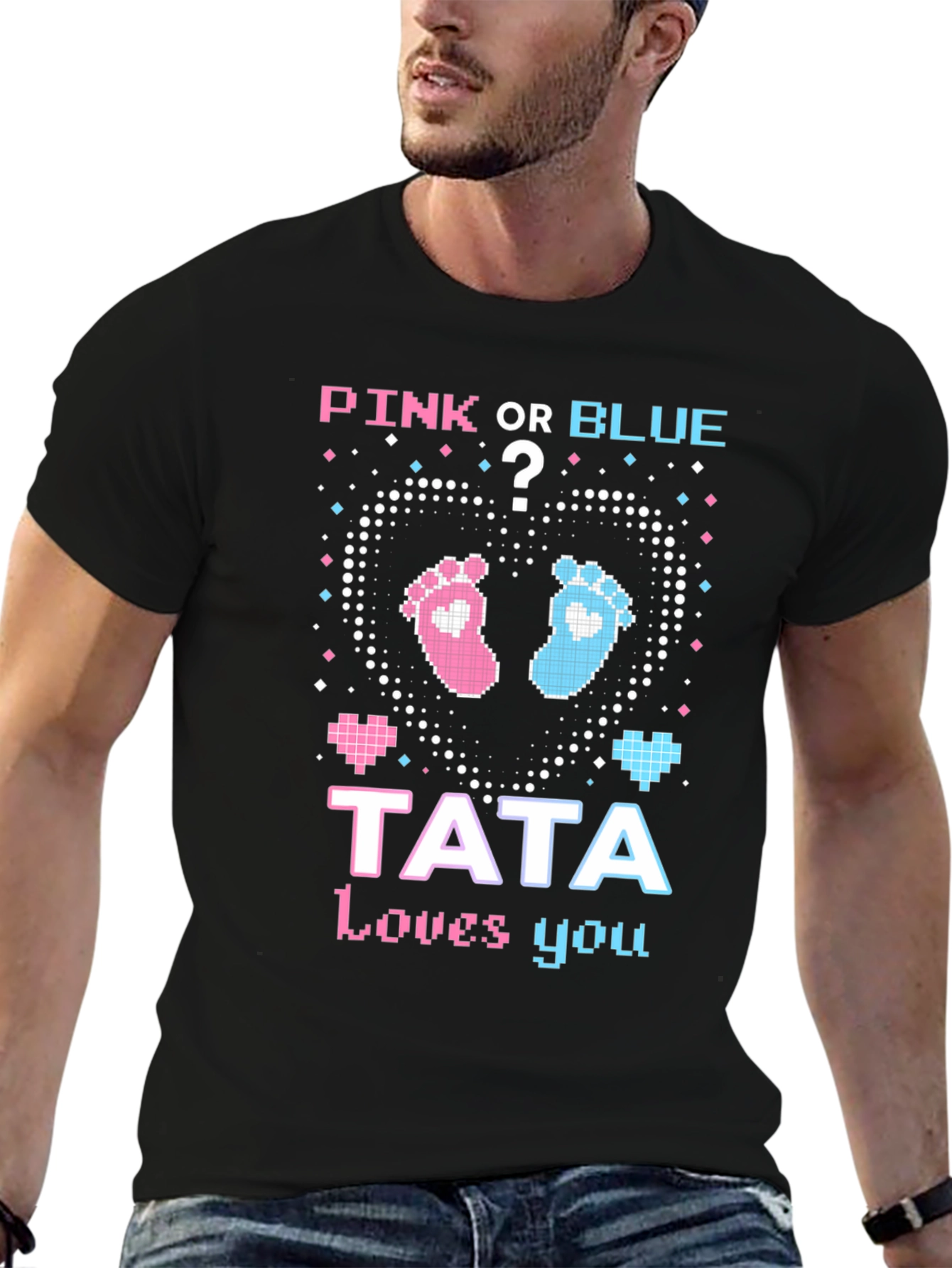 Pink or Blue? Gender Reveal T-Shirt