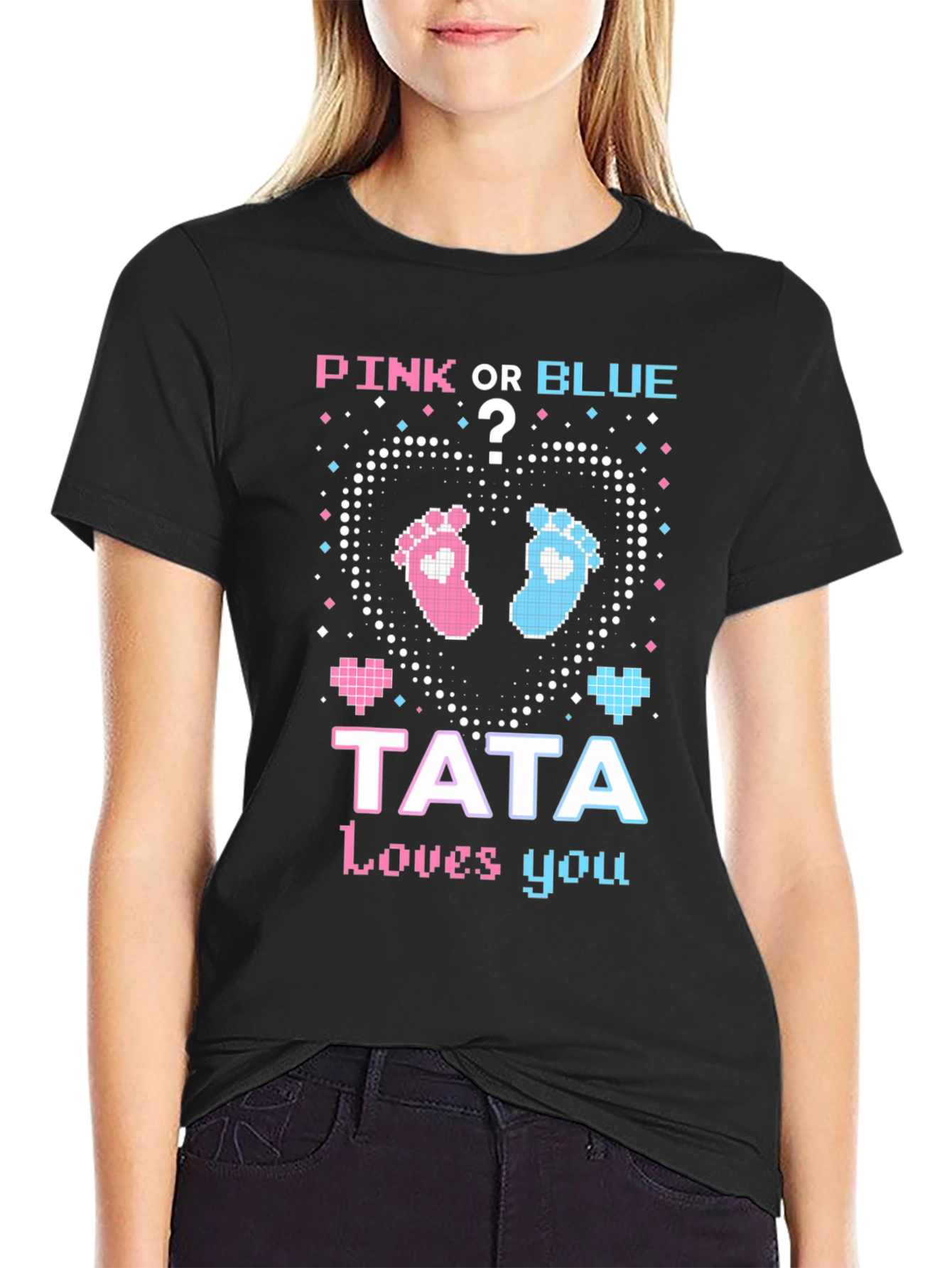 Pink or Blue? Gender Reveal T-Shirt