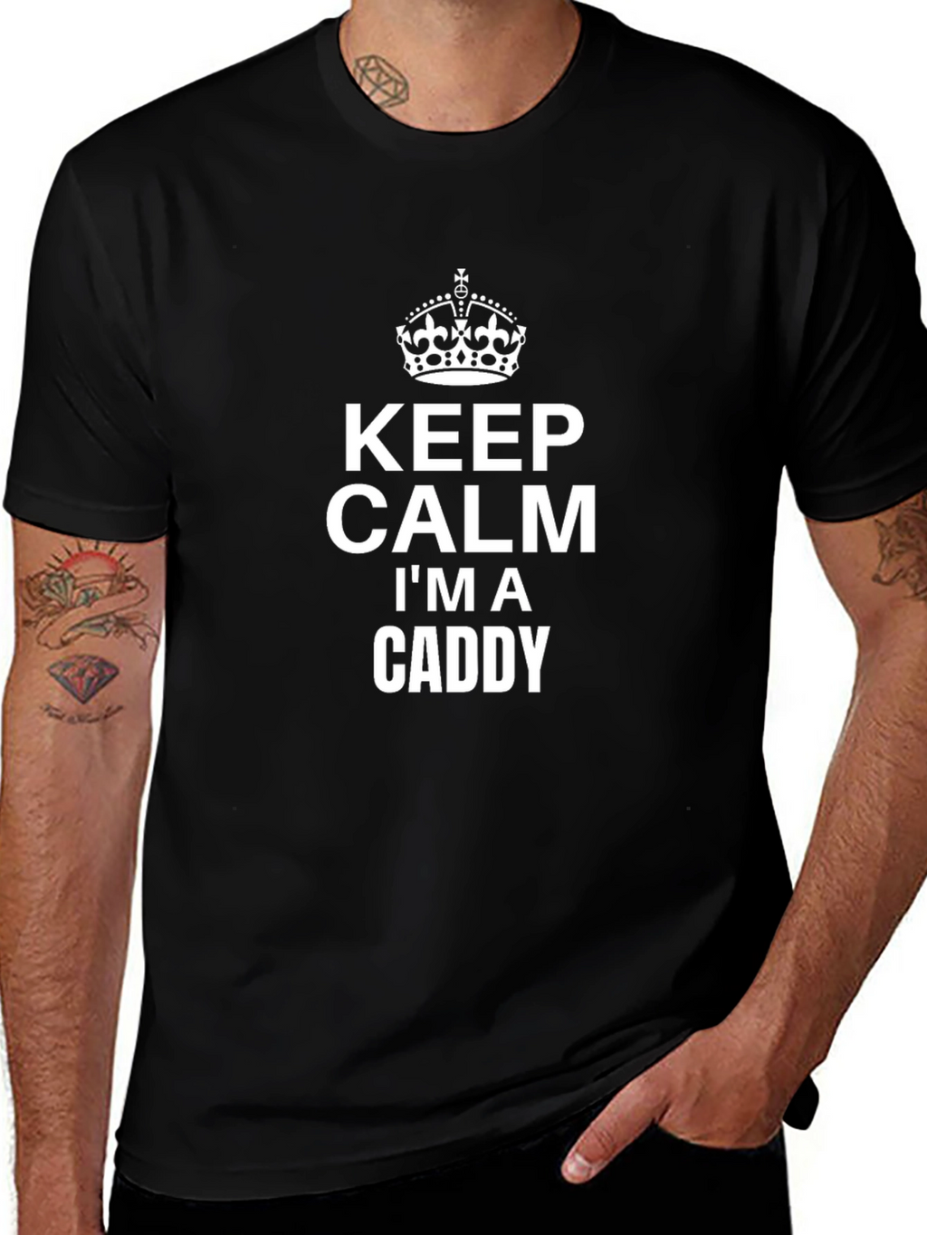 Keep Calm Im a Caddy Graphic Tee