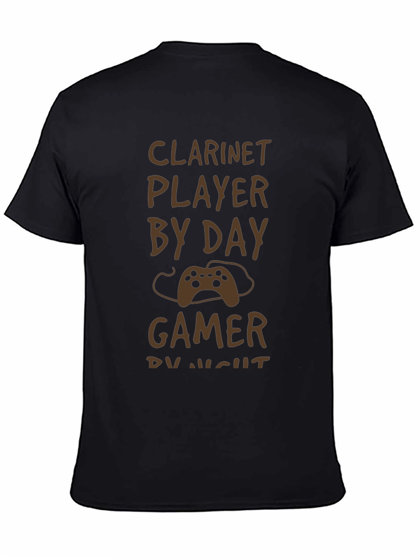 Clarinet Player by Day Gamer by Night T-Shirt
