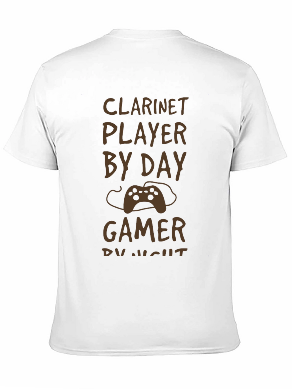 Clarinet Player by Day Gamer by Night T-Shirt