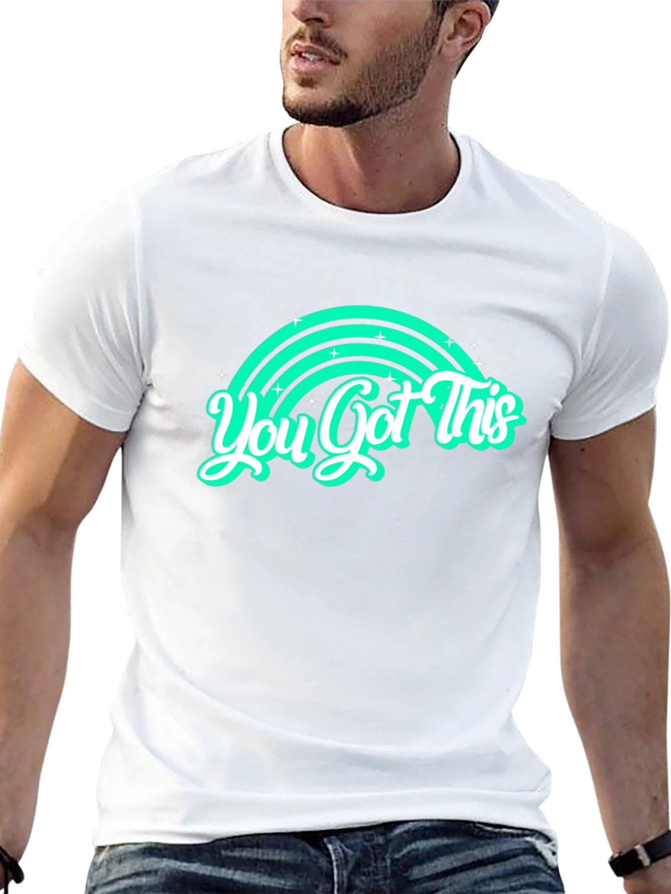 You Got This Rainbow Graphic Tee - Motivation Shirt