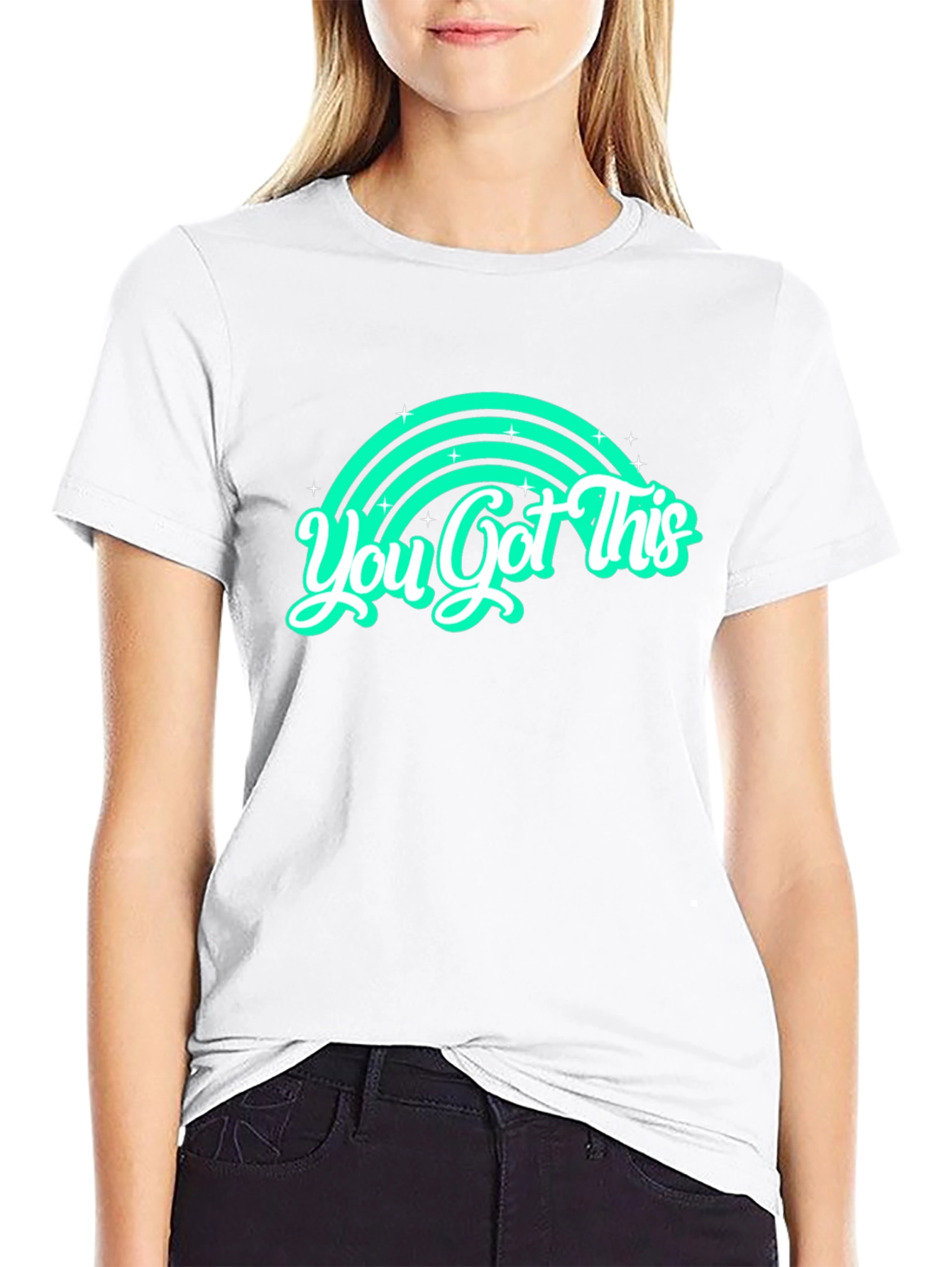 You Got This Rainbow Graphic Tee - Motivation Shirt