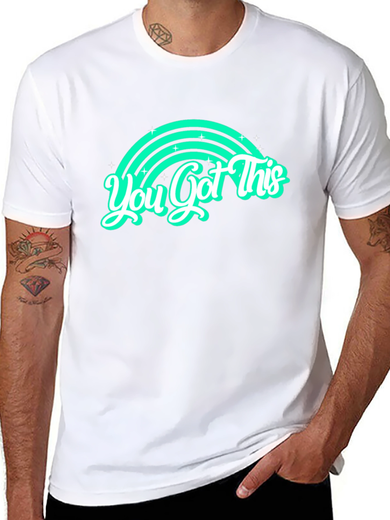 You Got This Rainbow Graphic Tee - Motivation Shirt