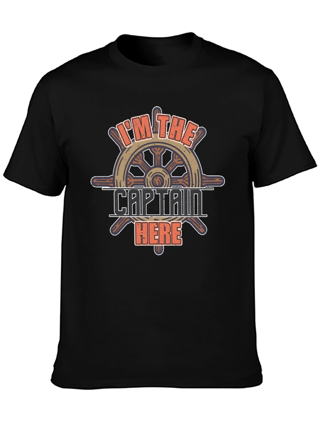Im The Captain Here Graphic T-Shirt