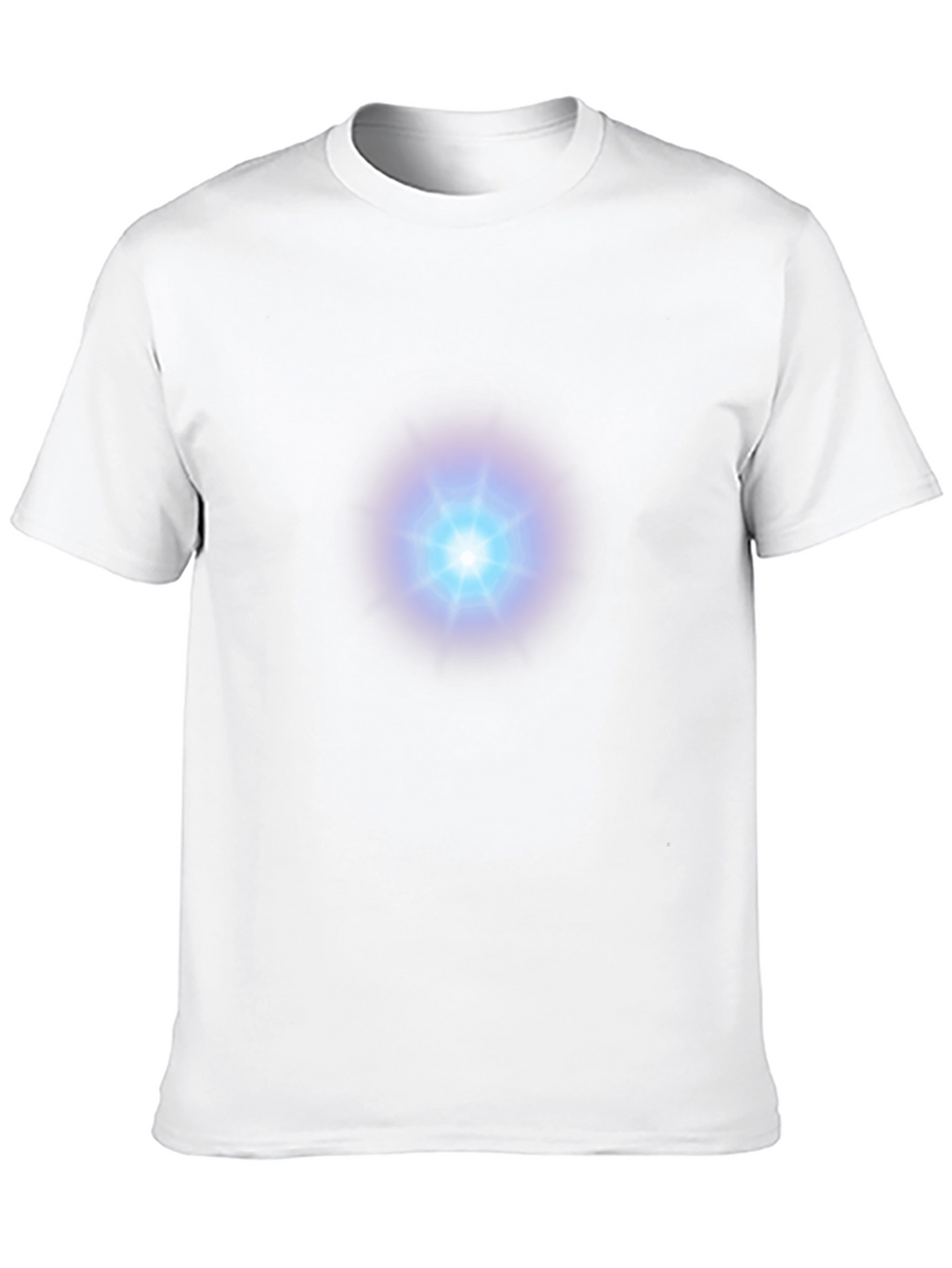 Arc Reactor Graphic T-Shirt - Black Cotton Blend