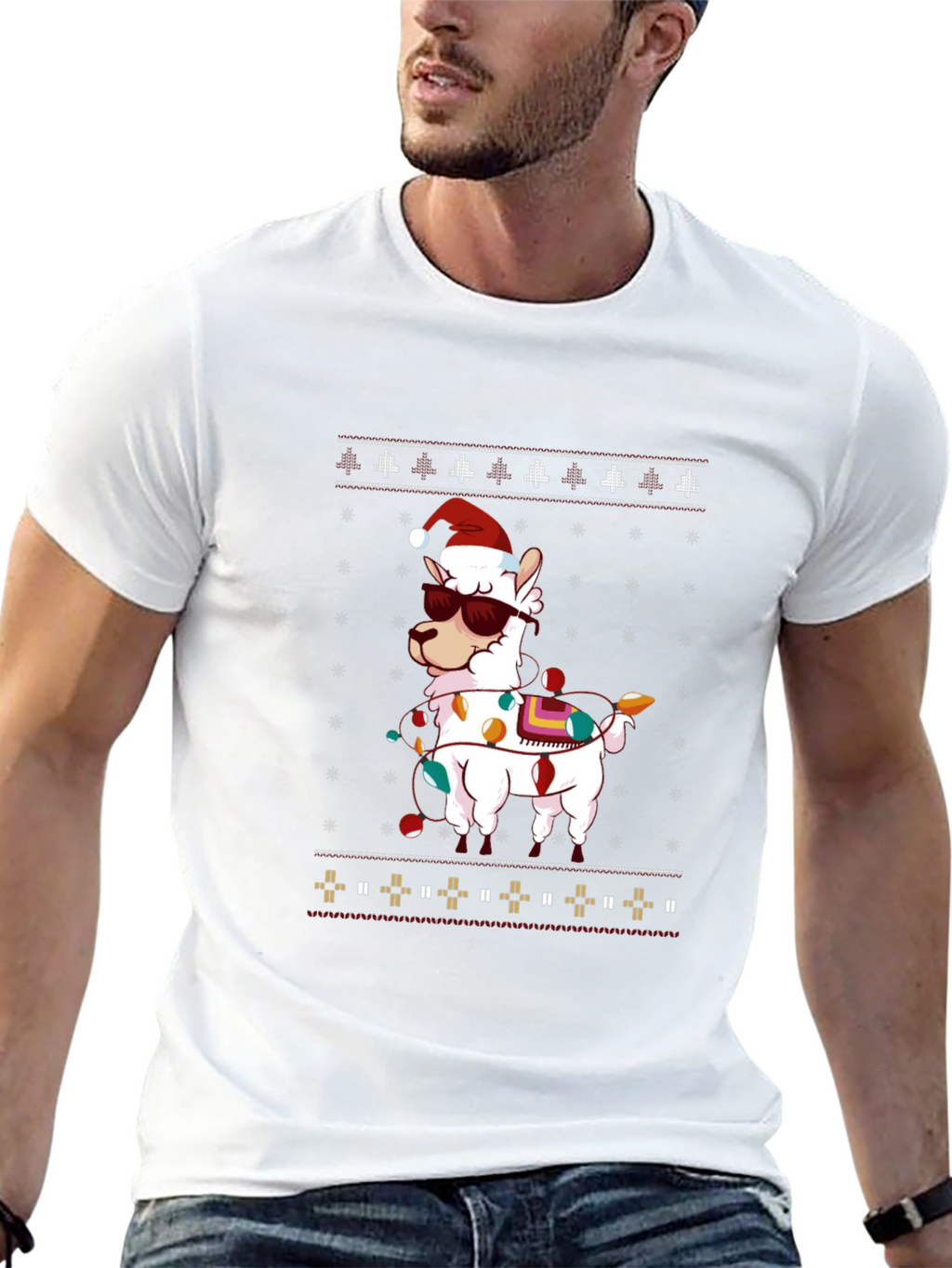 Llama Christmas T-Shirt