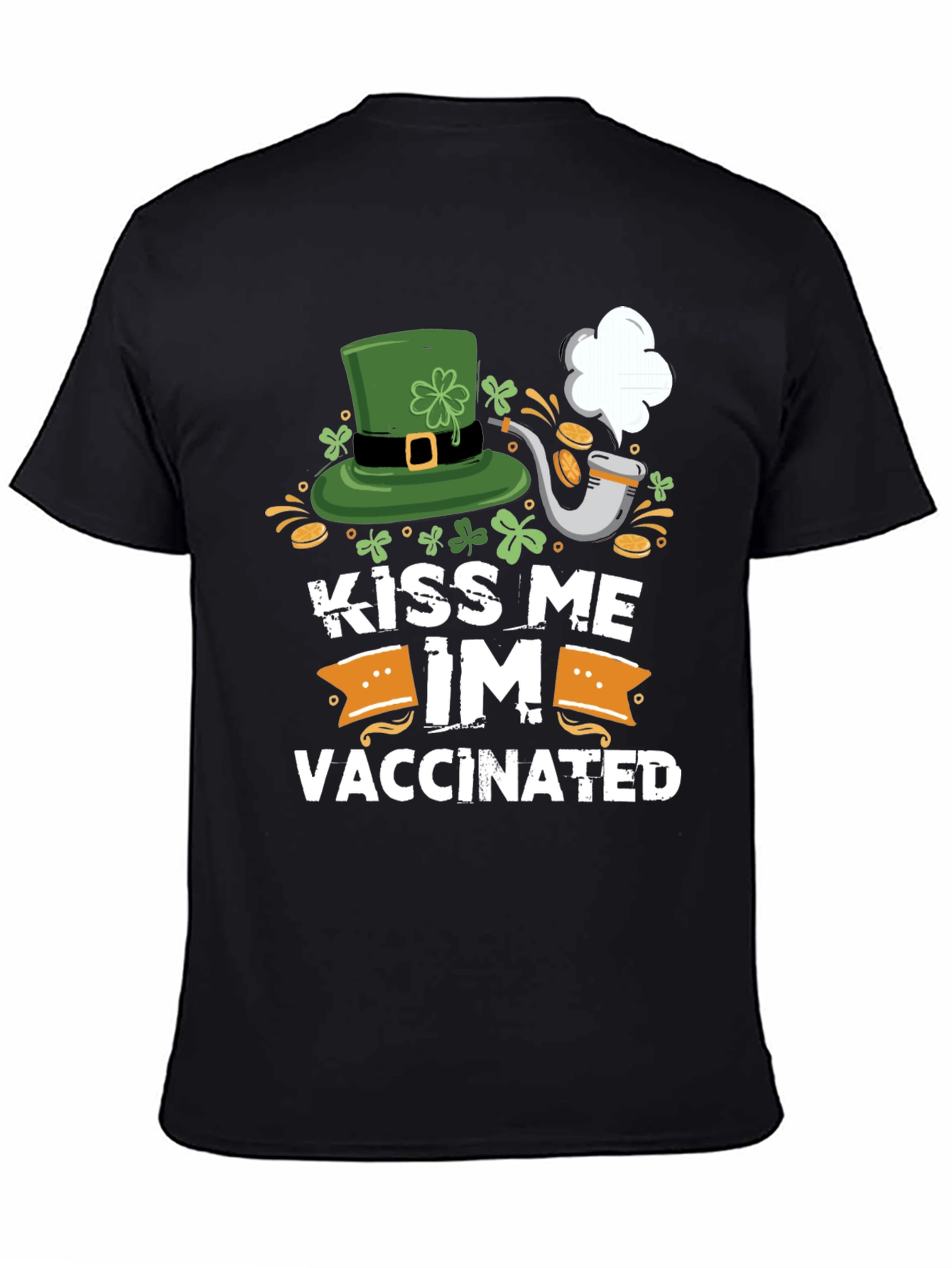 Kiss Me Im Vaccinated St. Patricks Day T-Shirt