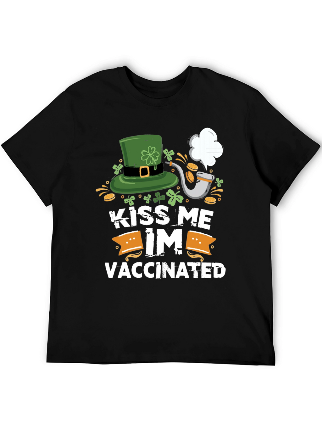 Kiss Me Im Vaccinated St. Patricks Day T-Shirt