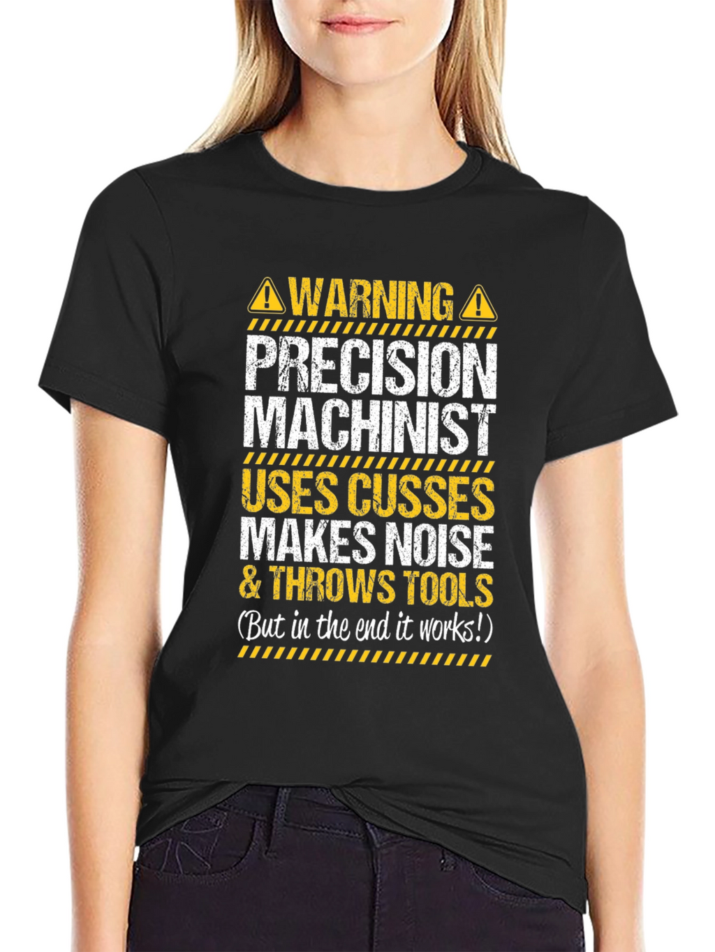 Precision Machinist Warning T-Shirt