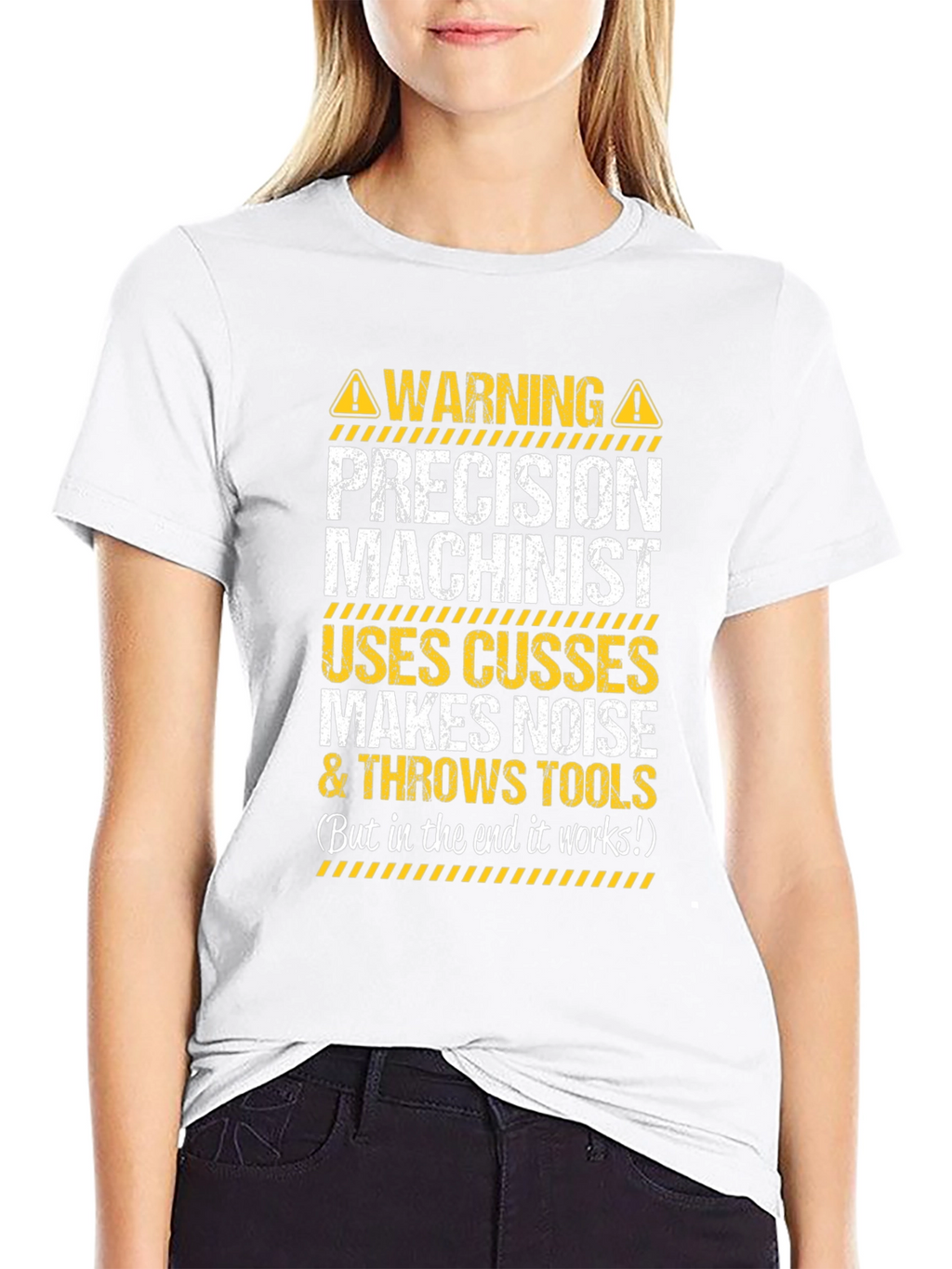 Precision Machinist Warning T-Shirt