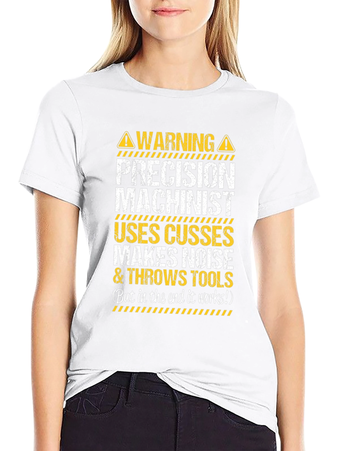 Precision Machinist Warning T-Shirt