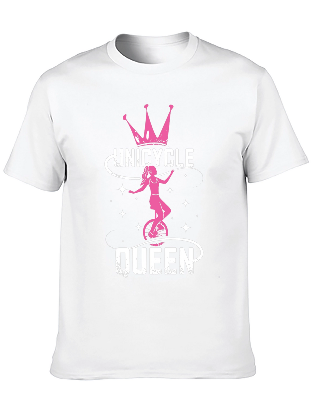 Unicycle Queen Black T-Shirt