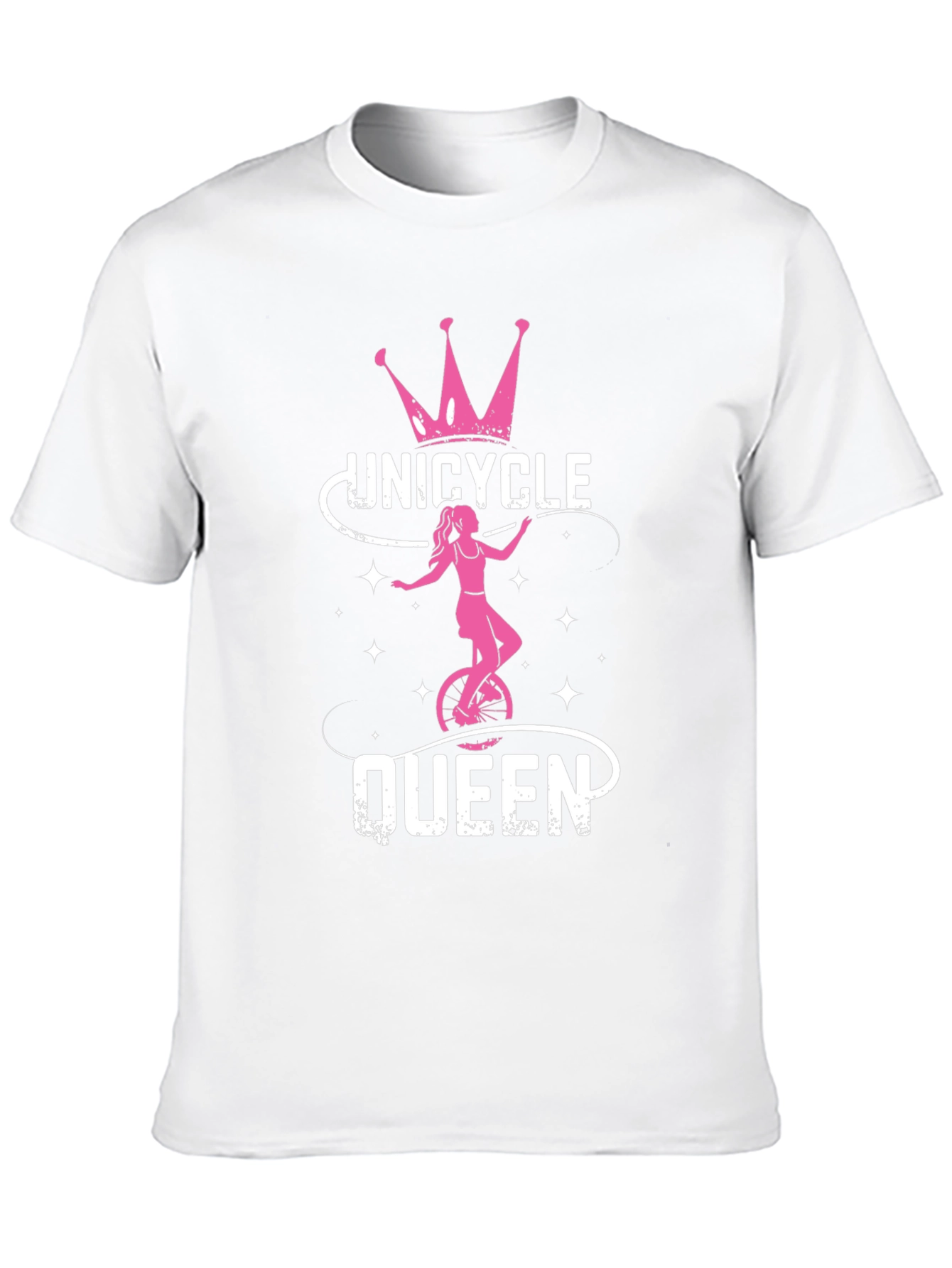 Unicycle Queen Black T-Shirt