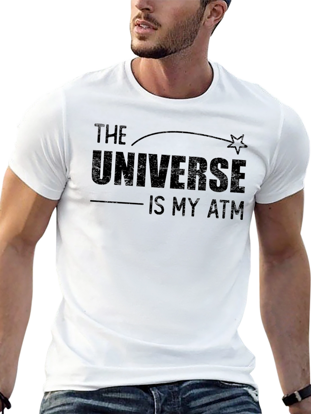 The Universe is My ATM Black T-Shirt