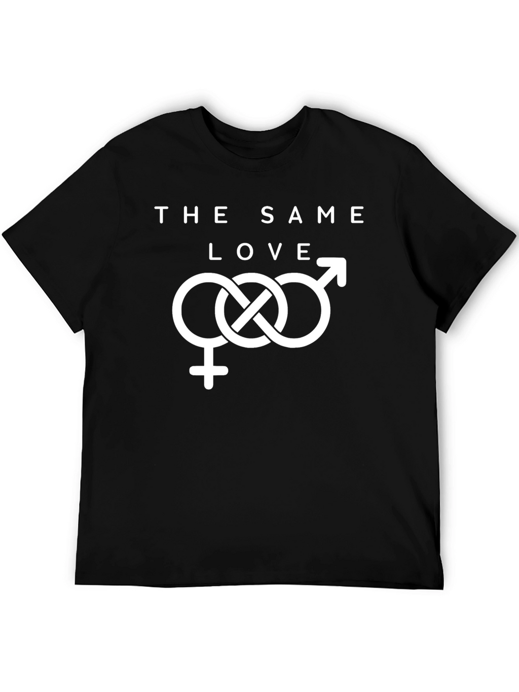 The Same Love Unisex T-Shirt - Black