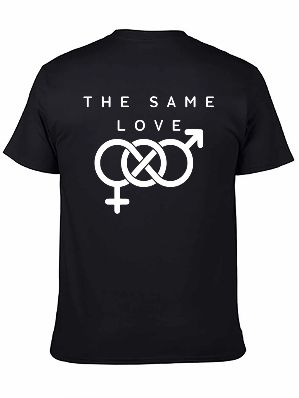 The Same Love Unisex T-Shirt - Black