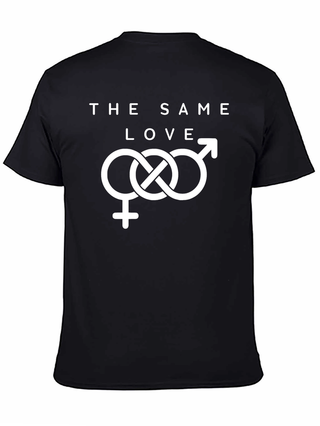 The Same Love Unisex T-Shirt - Black