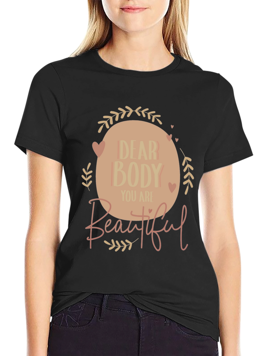 Dear Body Graphic Tee - Positive Affirmation Shirt