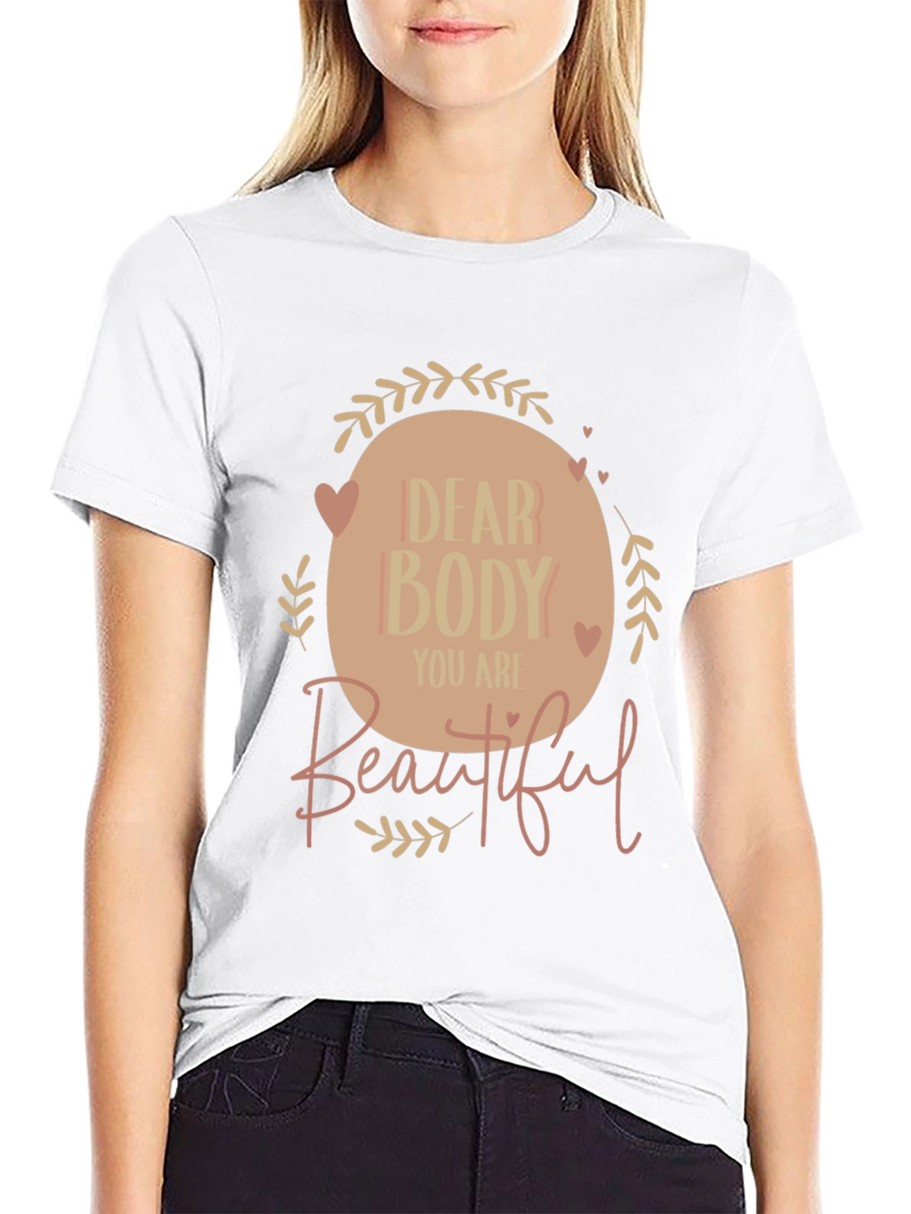 Dear Body Graphic Tee - Positive Affirmation Shirt