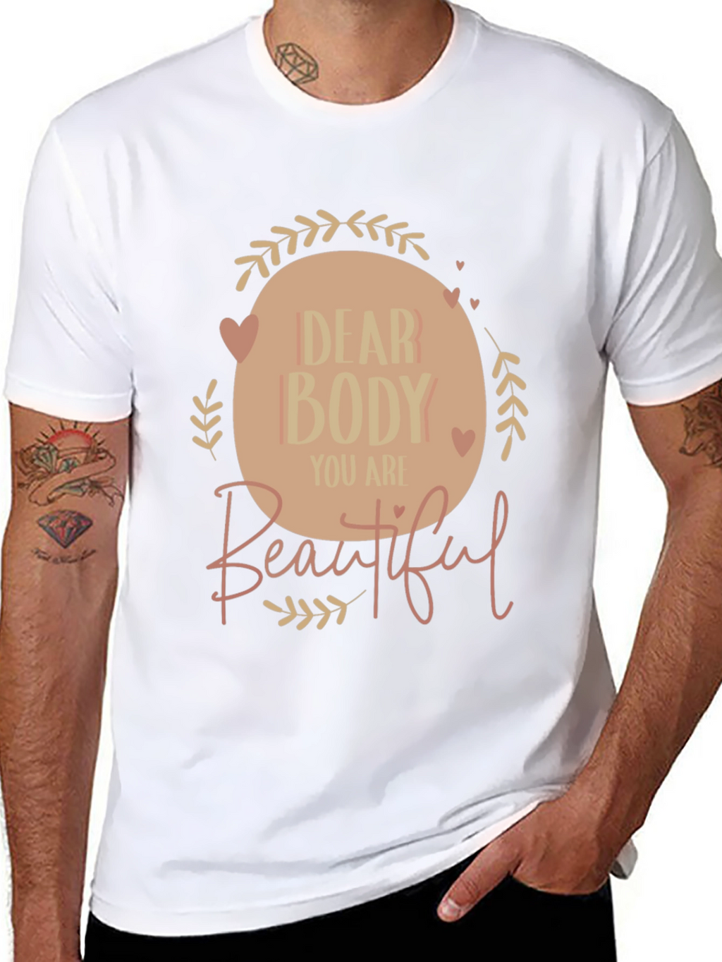 Dear Body Graphic Tee - Positive Affirmation Shirt