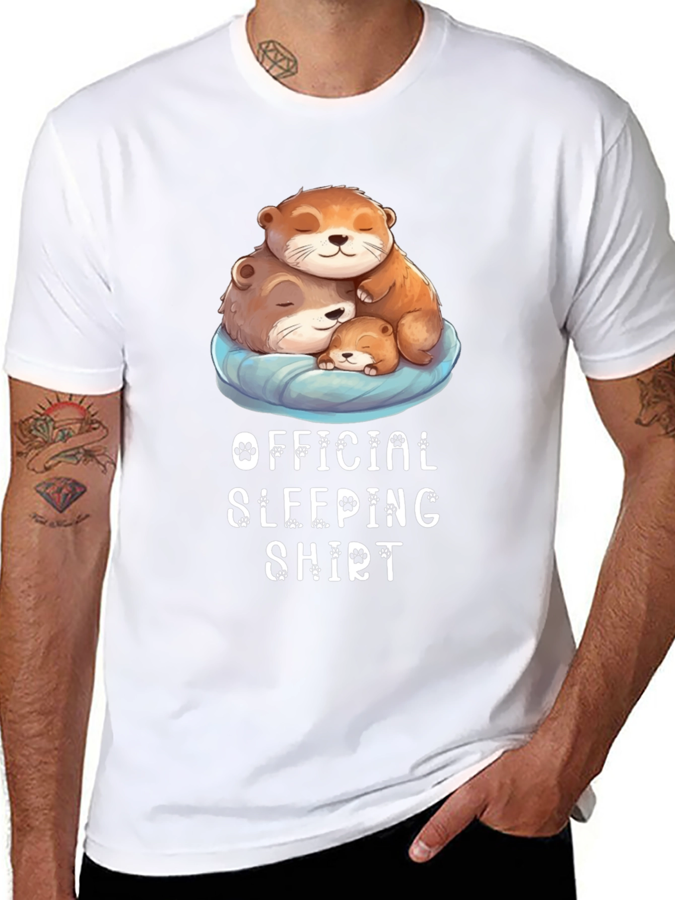 Otter Family Sleeping Shirt - Cute & Comfy