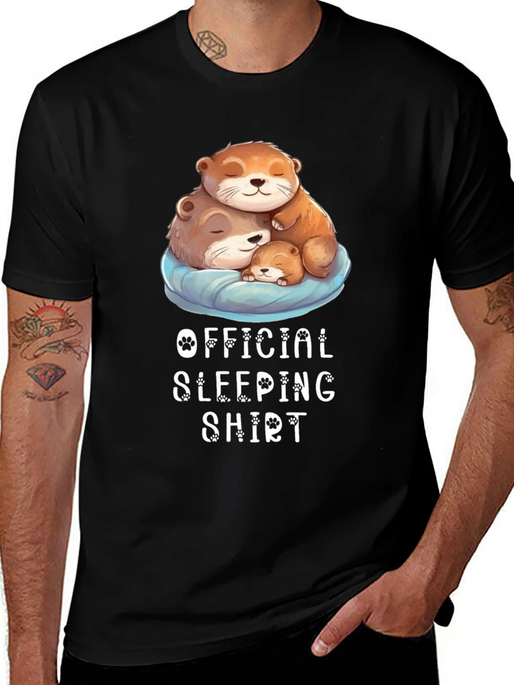 Otter Family Sleeping Shirt - Cute & Comfy