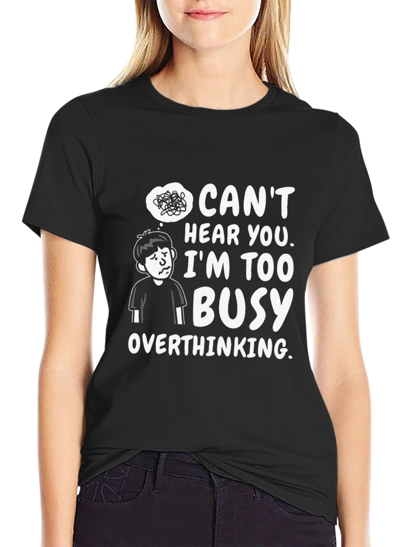 Overthinking T-Shirt - Funny Graphic Tee