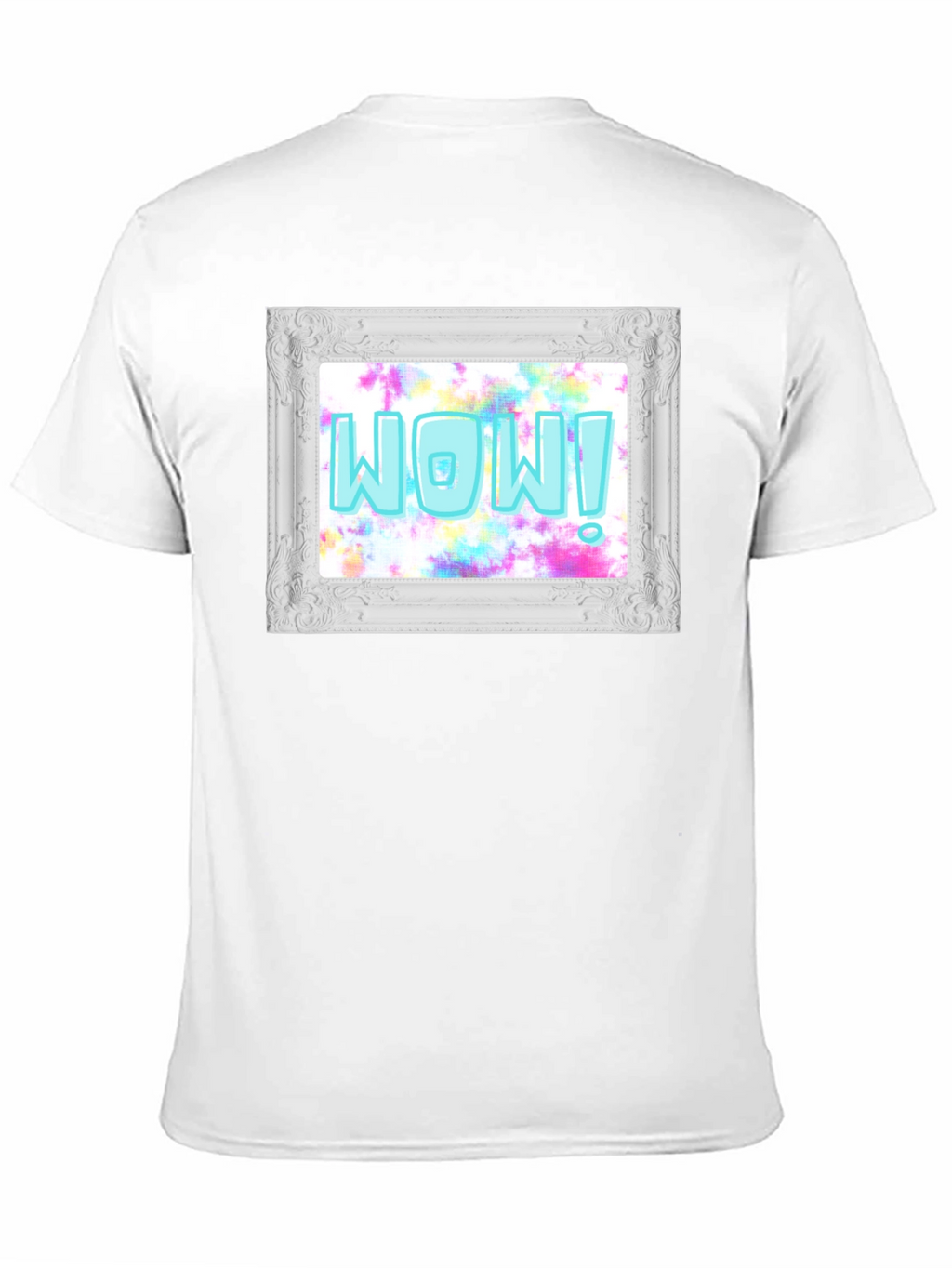 WOW! Framed Graphic Print T-Shirt