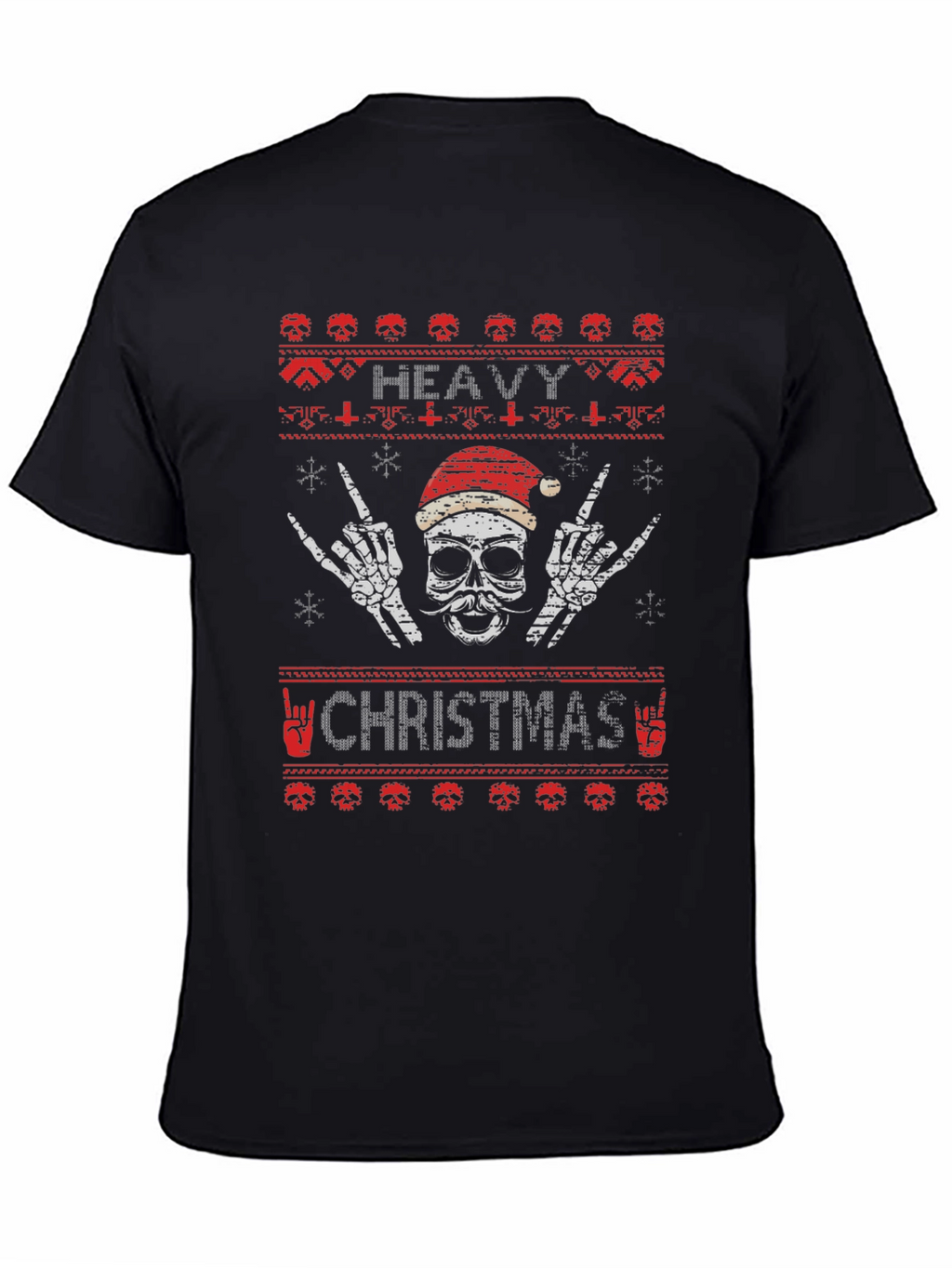 Heavy Metal Christmas Graphic T-Shirt