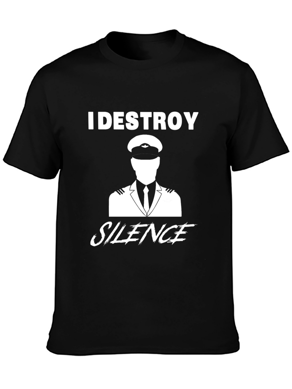 I DESTROY SILENCE Pilot Graphic Tee