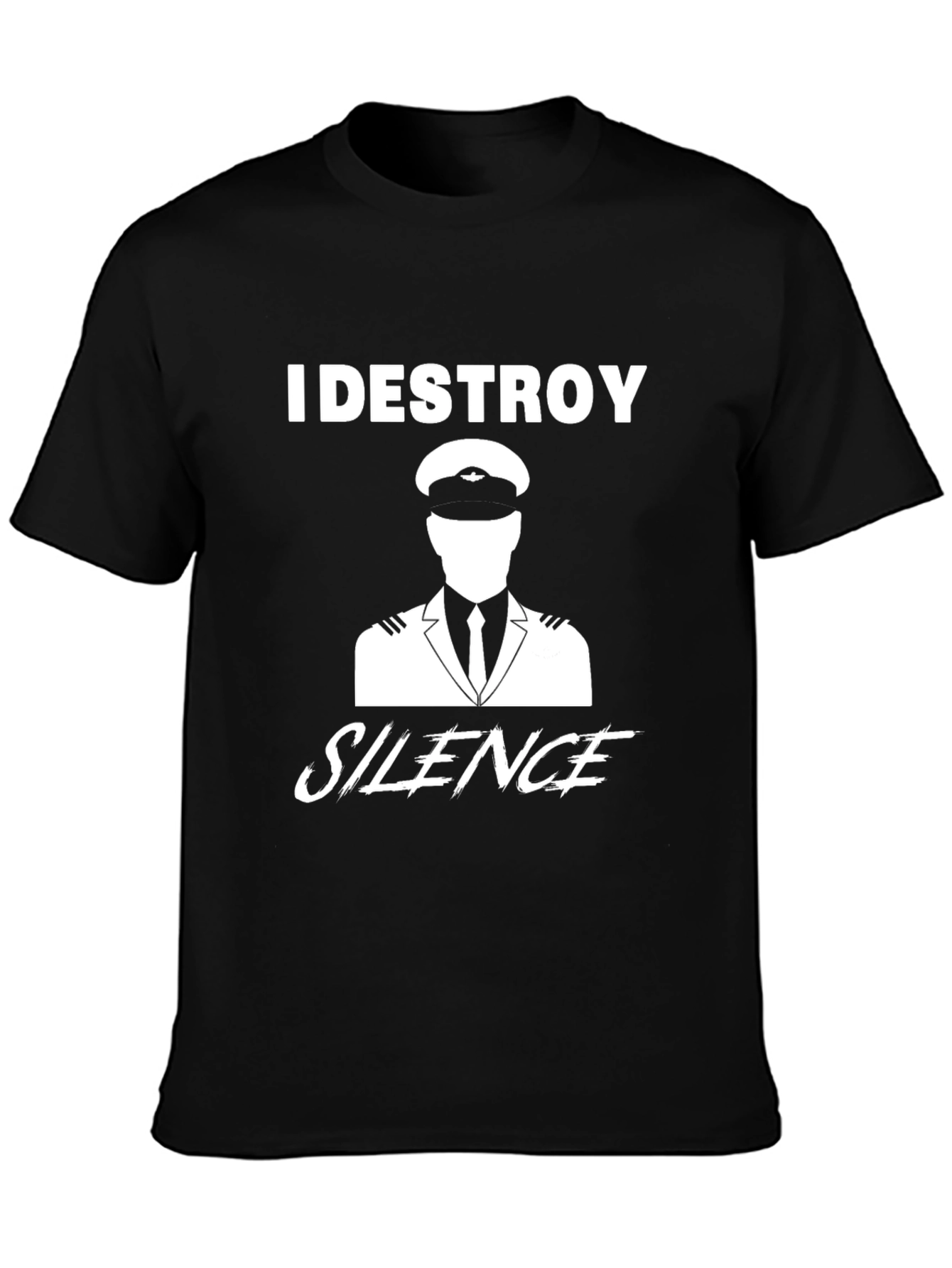 I DESTROY SILENCE Pilot Graphic Tee