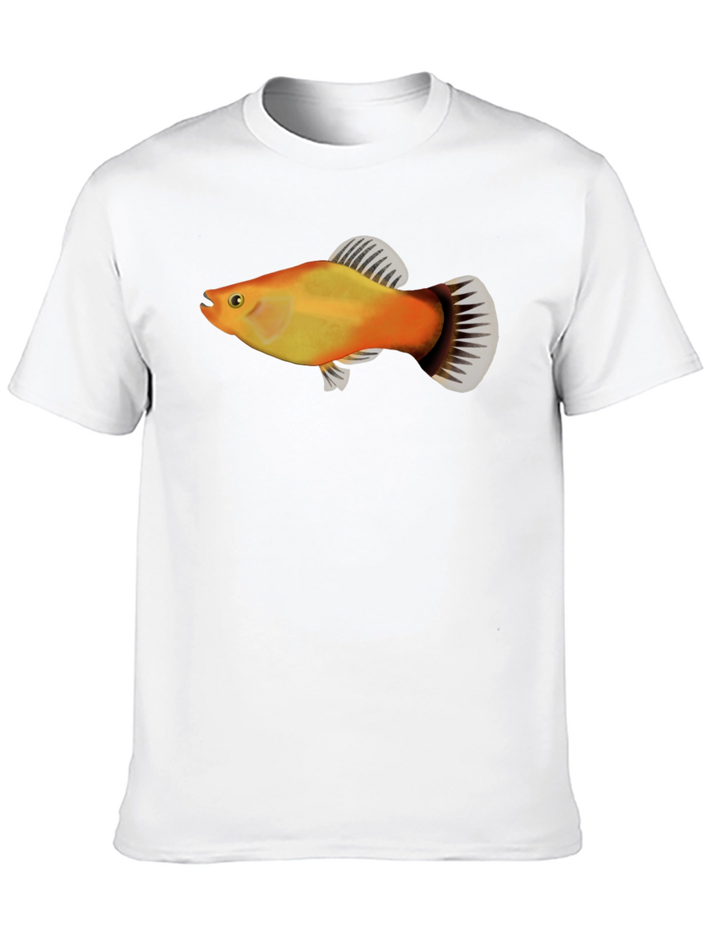 Molly Fish Graphic Tee - Black Casual Shirt