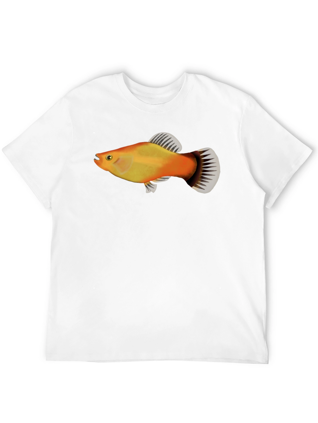 Molly Fish Graphic Tee - Black Casual Shirt