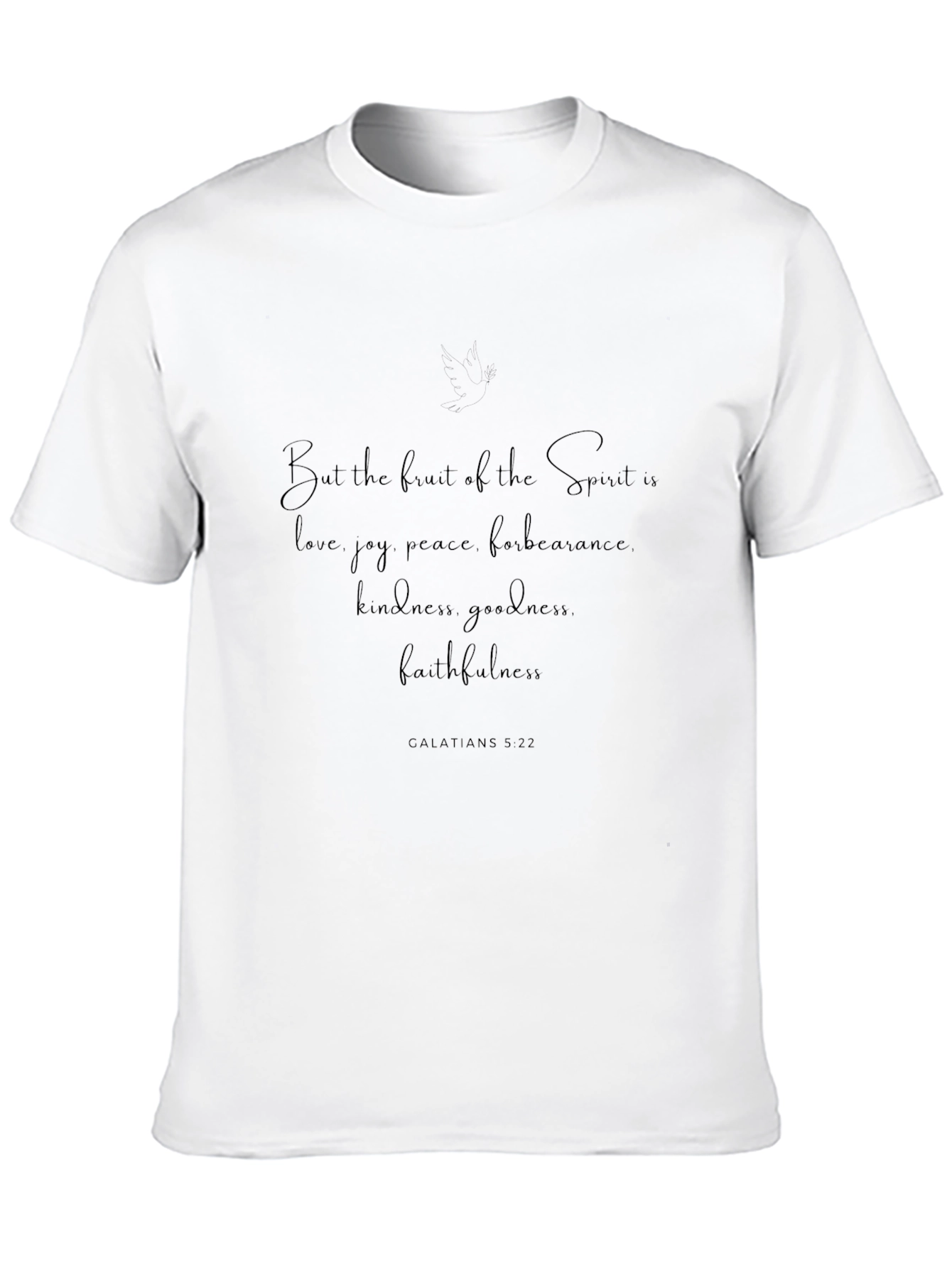 Fruit of the Spirit T-Shirt: Galatians 5:22 Christian Apparel