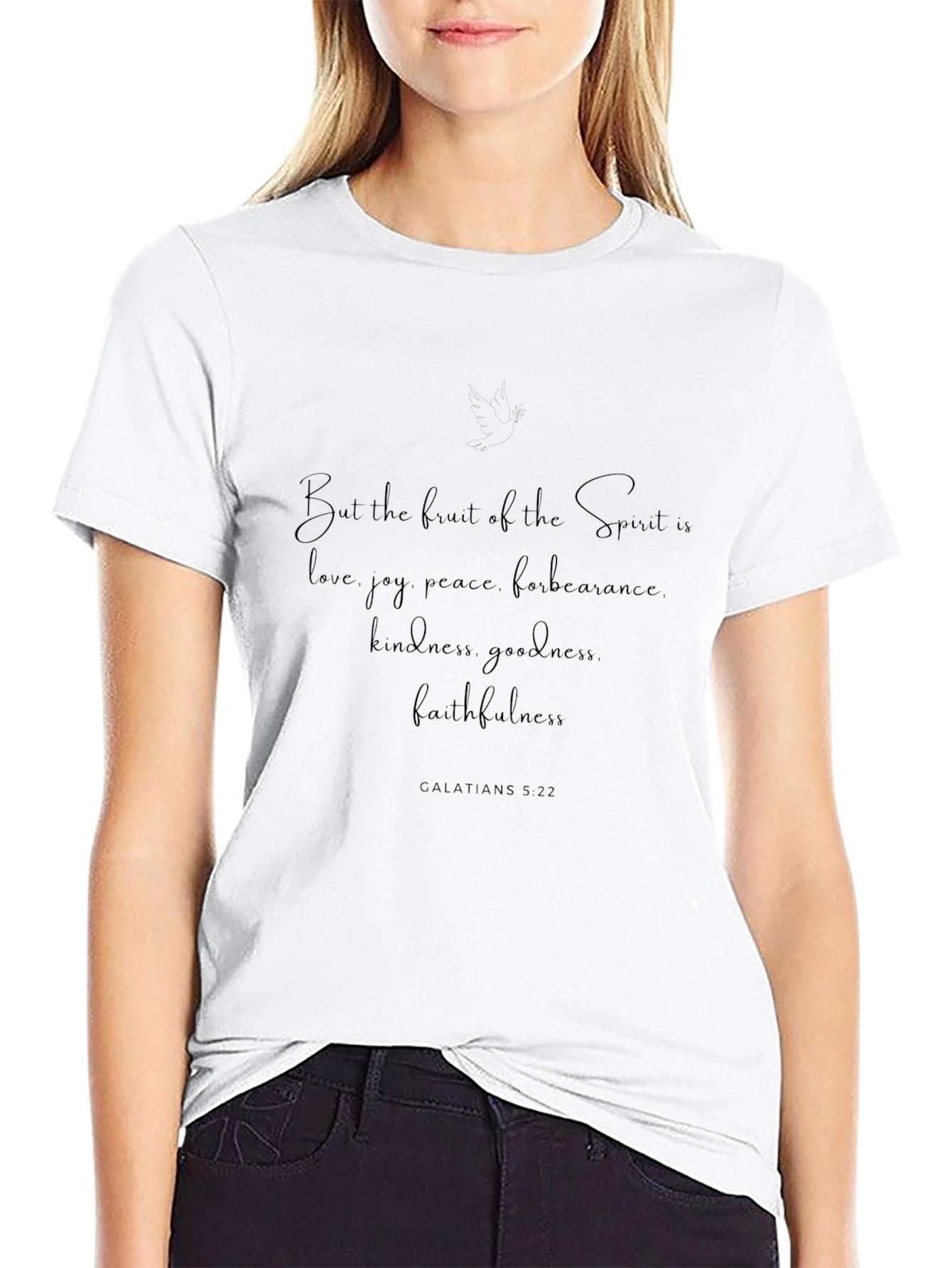 Fruit of the Spirit T-Shirt: Galatians 5:22 Christian Apparel