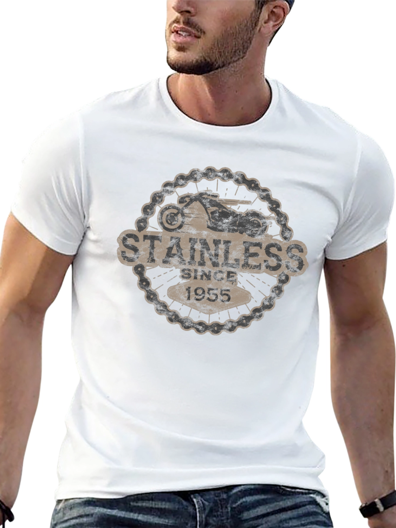 Stainless Since 1955 Motorcycle T-Shirt
