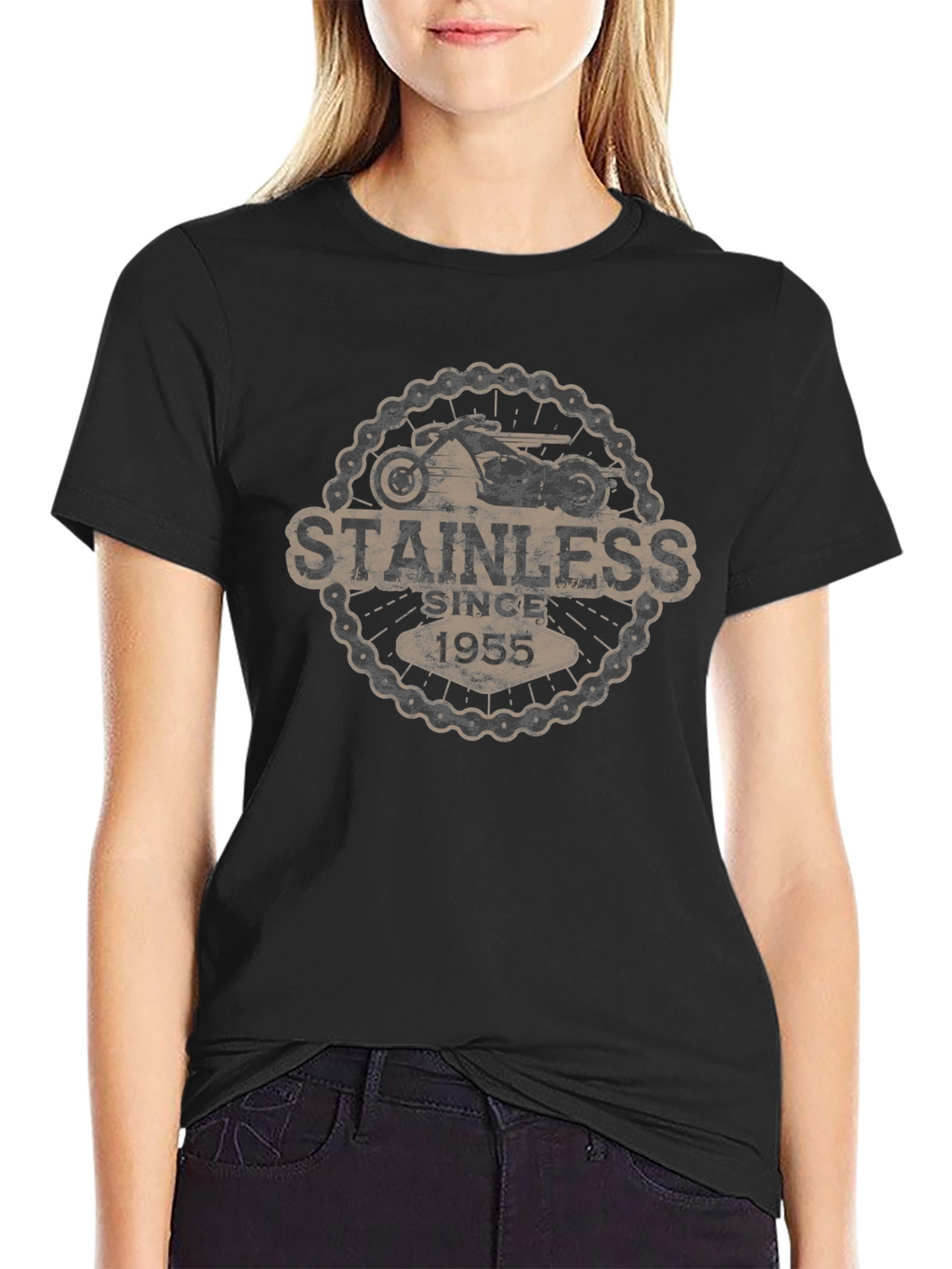 Stainless Since 1955 Motorcycle T-Shirt