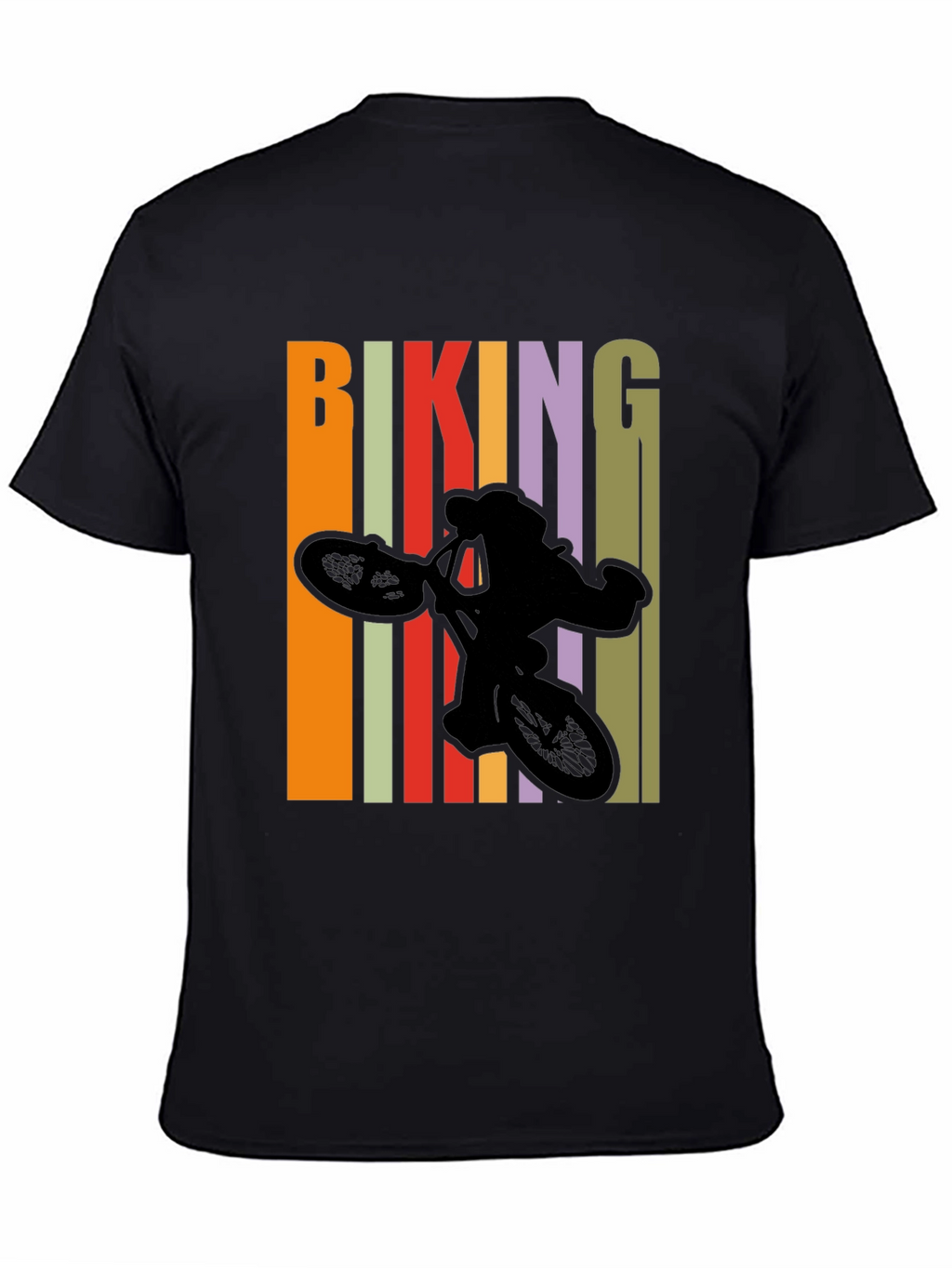 Biking T-Shirt - Retro Style Design