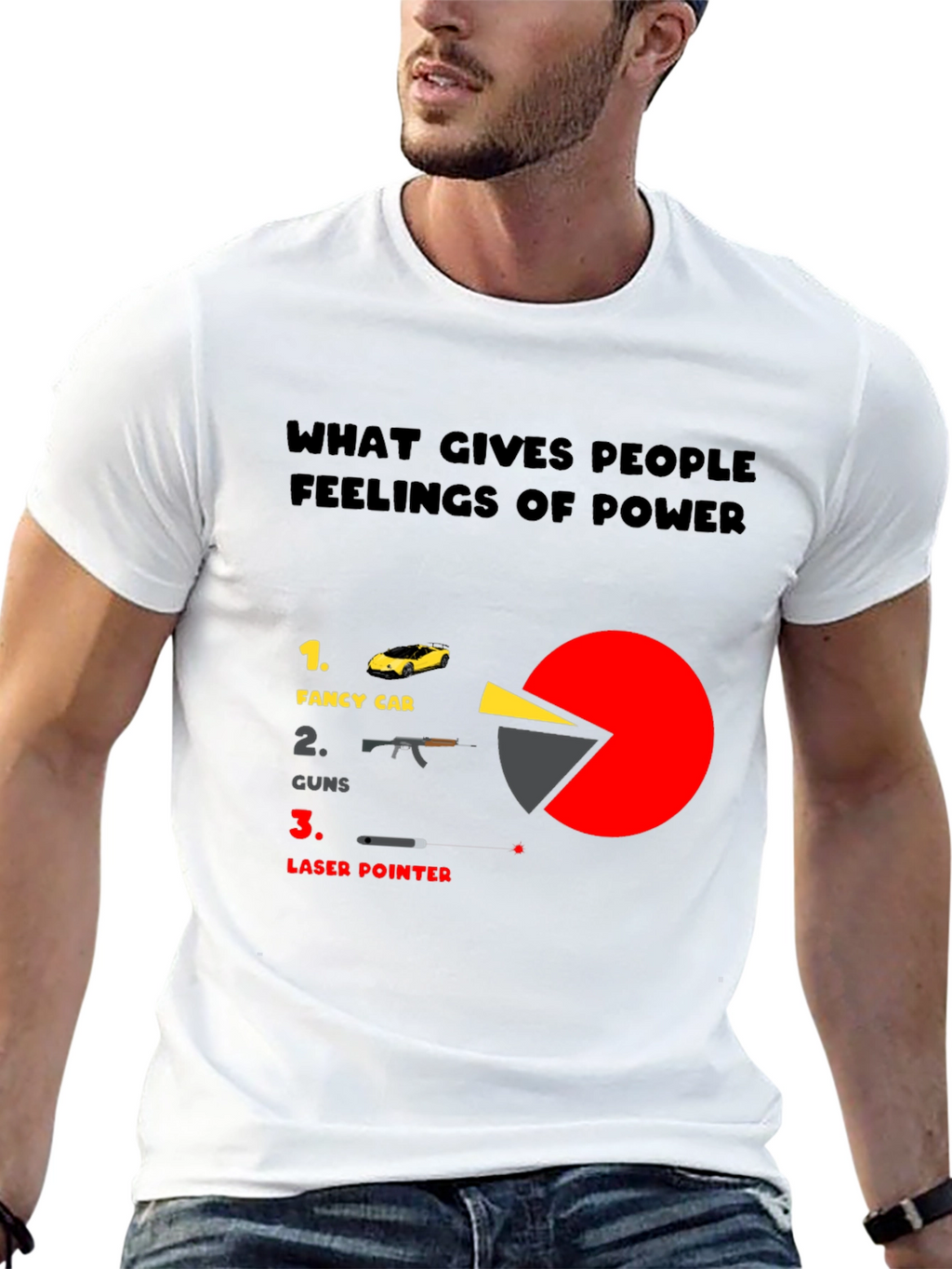 Feelings of Power T-Shirt - Funny Graphic Tee