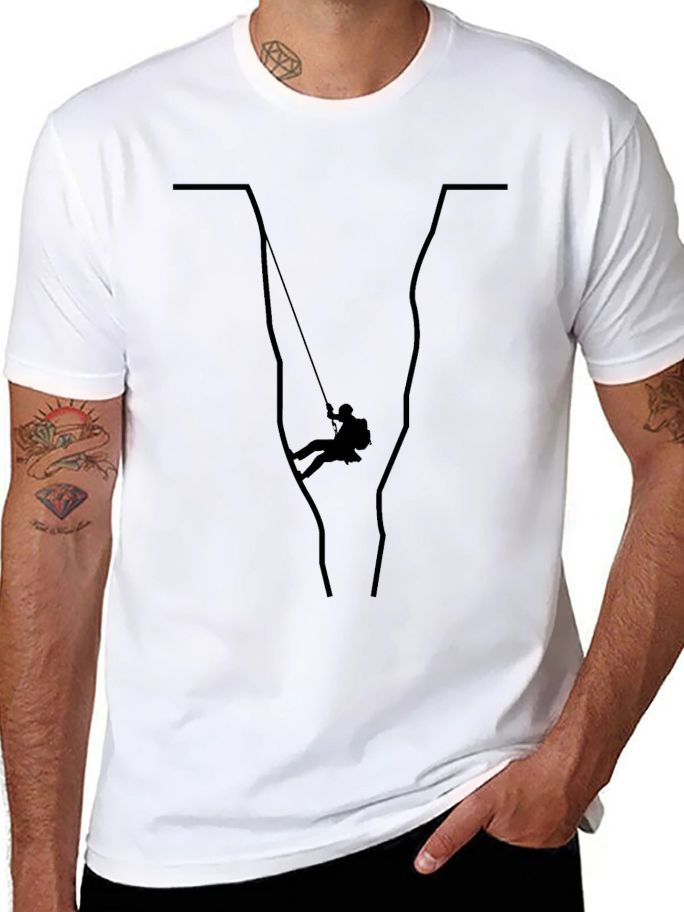 Rock Climbing T-Shirt - Adventure Apparel