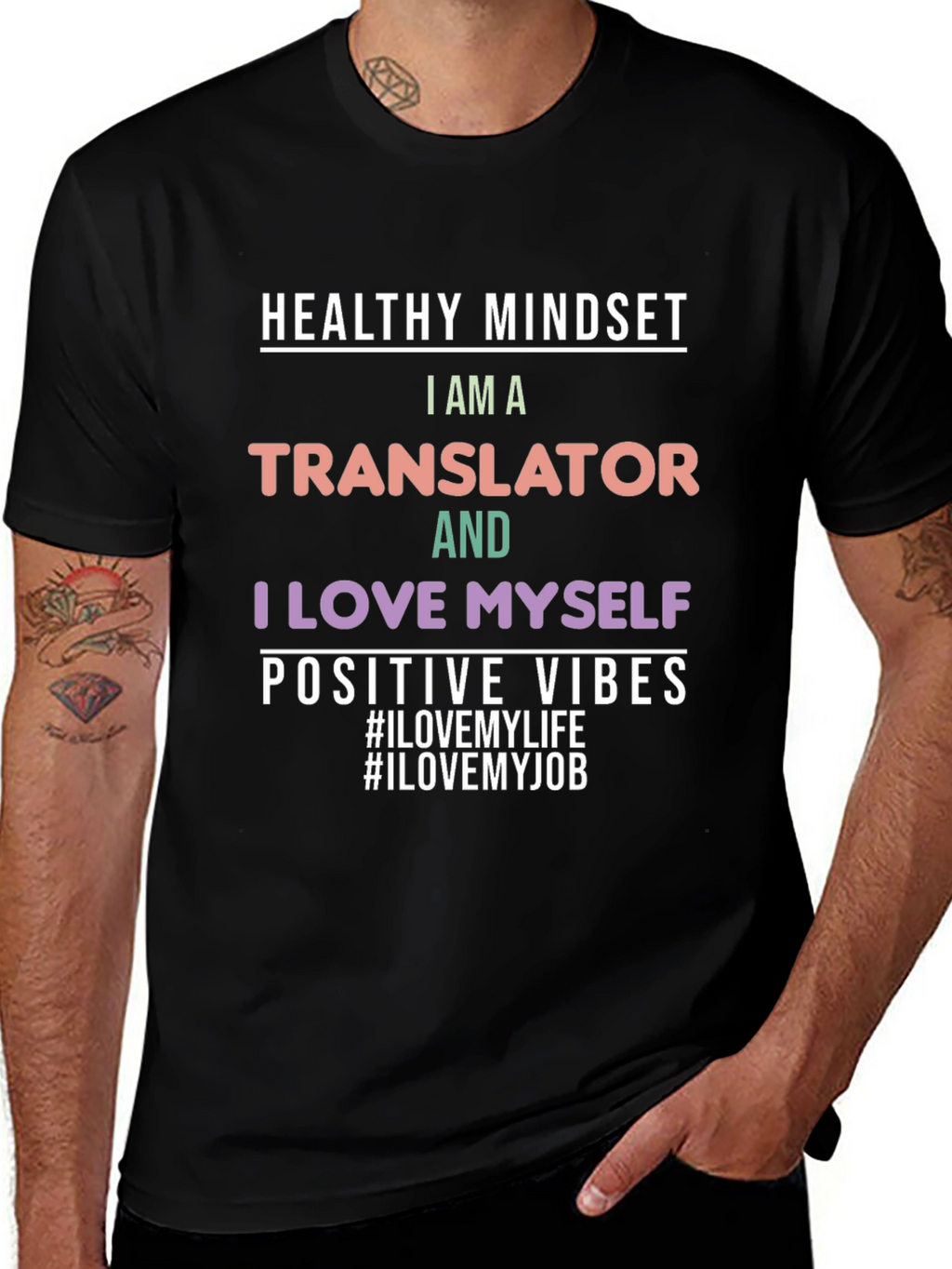 Translator Pride T-Shirt - Healthy Mindset Positive Vibes