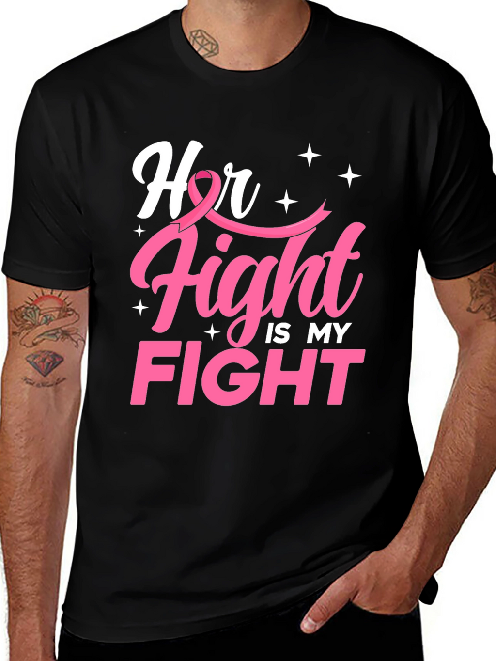 Her Fight Is My Fight Breast Cancer Awareness T-Shirt